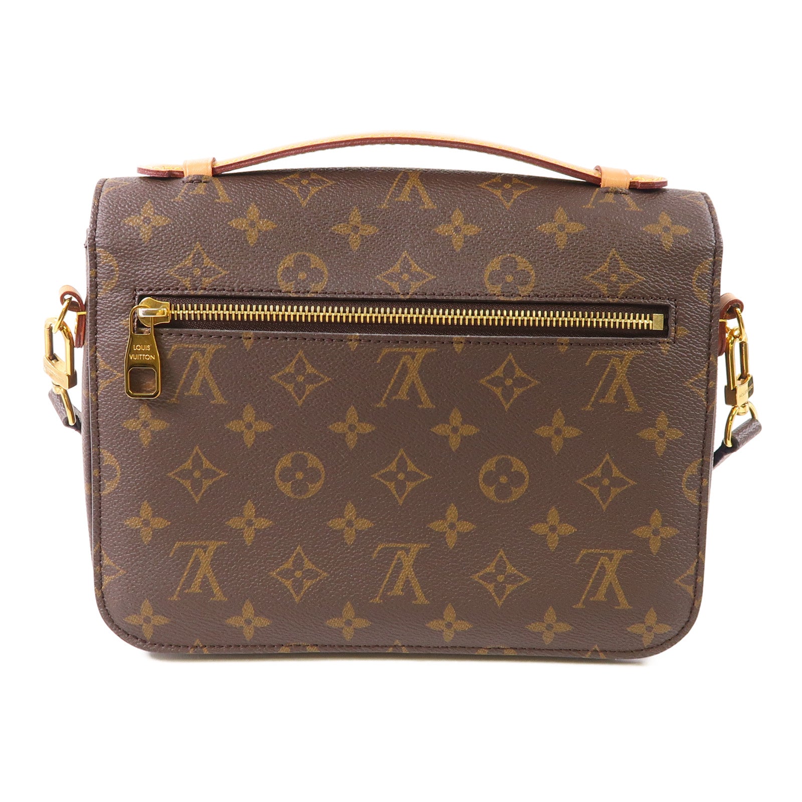 LOUIS VUITTON Monogram Pochette Metis MM金扣手挽肩背兩用袋