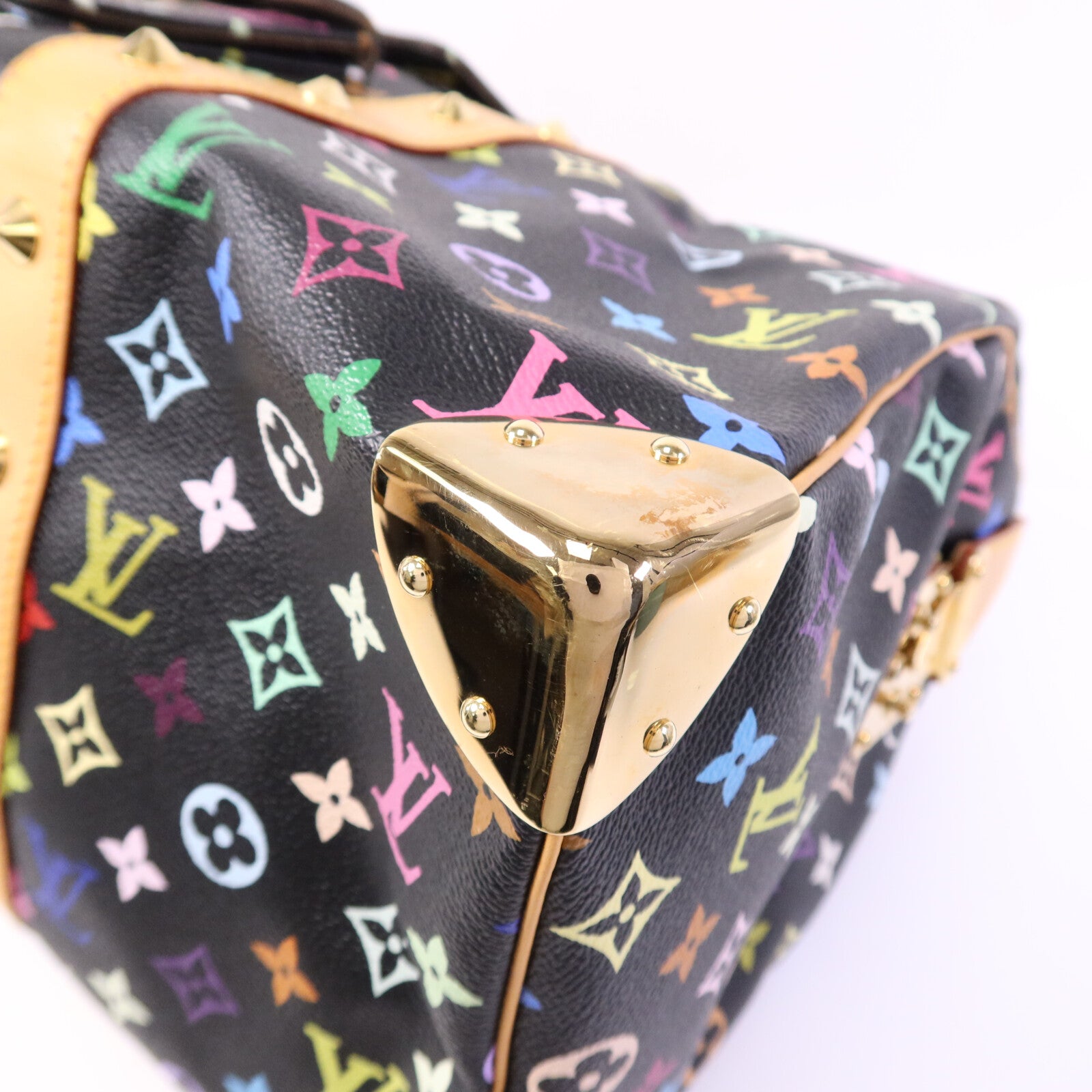 LOUIS VUITTON Monogram Multicolour Keepall 45 Takashi Murakami金扣手挽袋