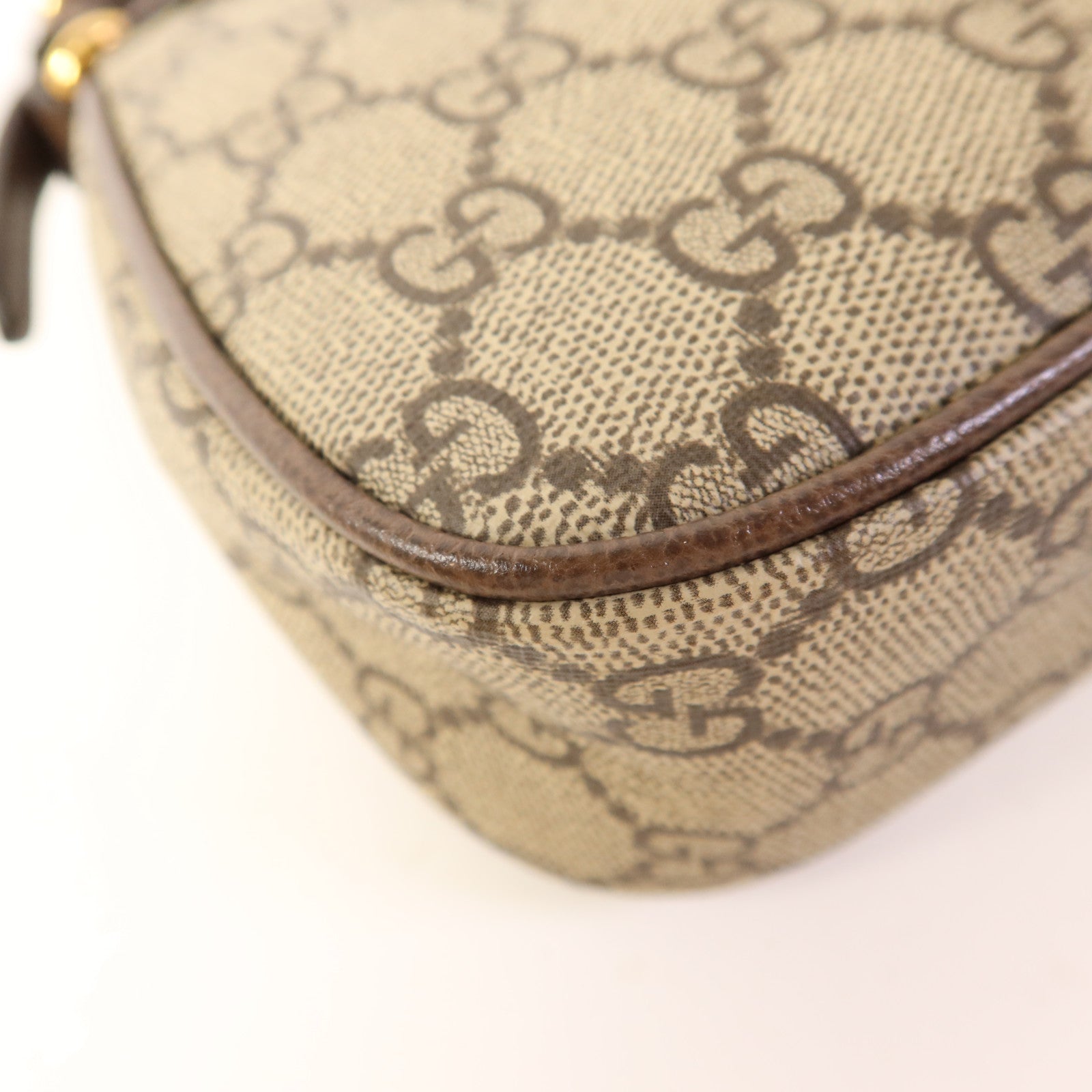 GUCCI 塗層帆布GG Supreme Ophidia Handbag金扣手挽袋