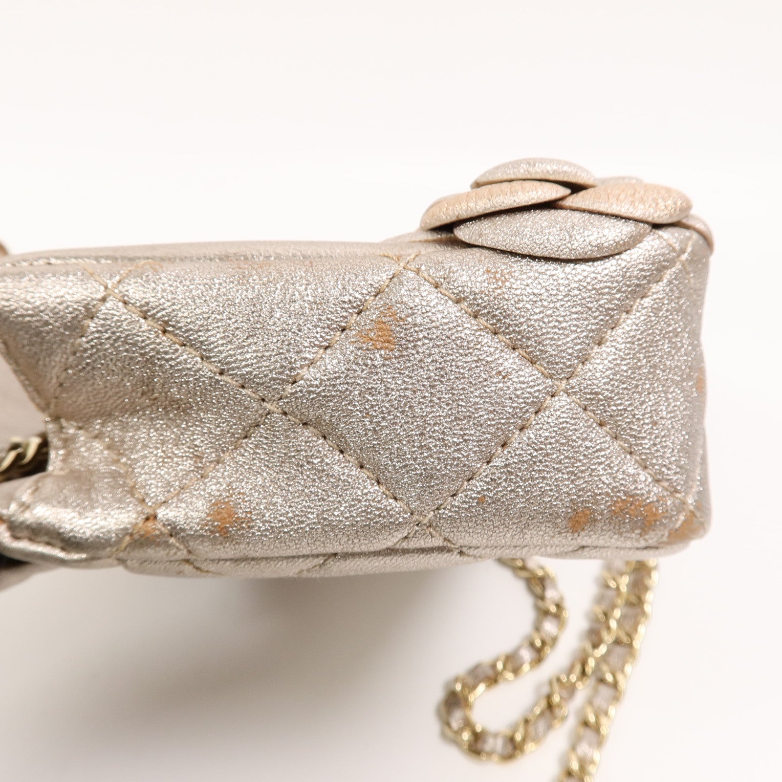 CHANEL 牛皮皮革Shoulder Chain Bag鏈帶肩背袋