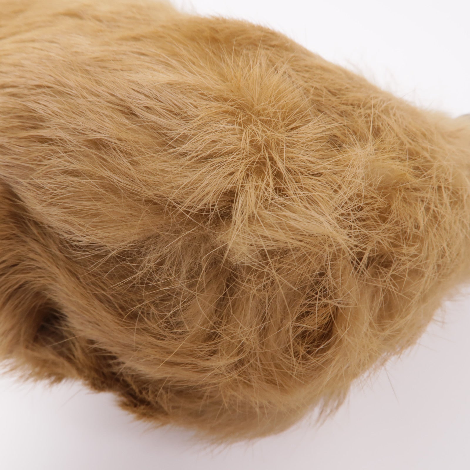 GUCCI 【激減優惠】兔毛Clutch手挽袋棕色