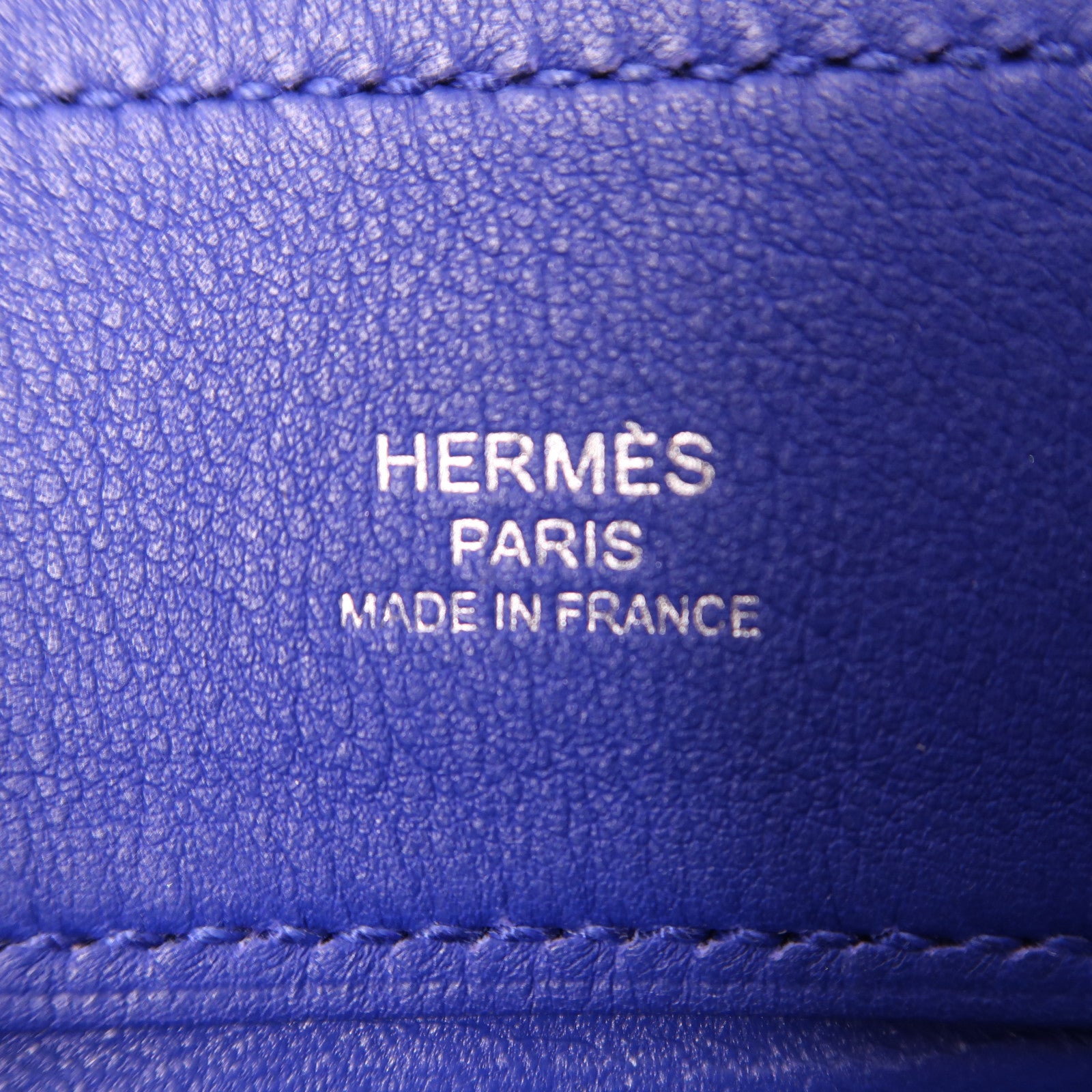 HERMES Chevre皮革/Swift皮革Aline銀扣肩背袋