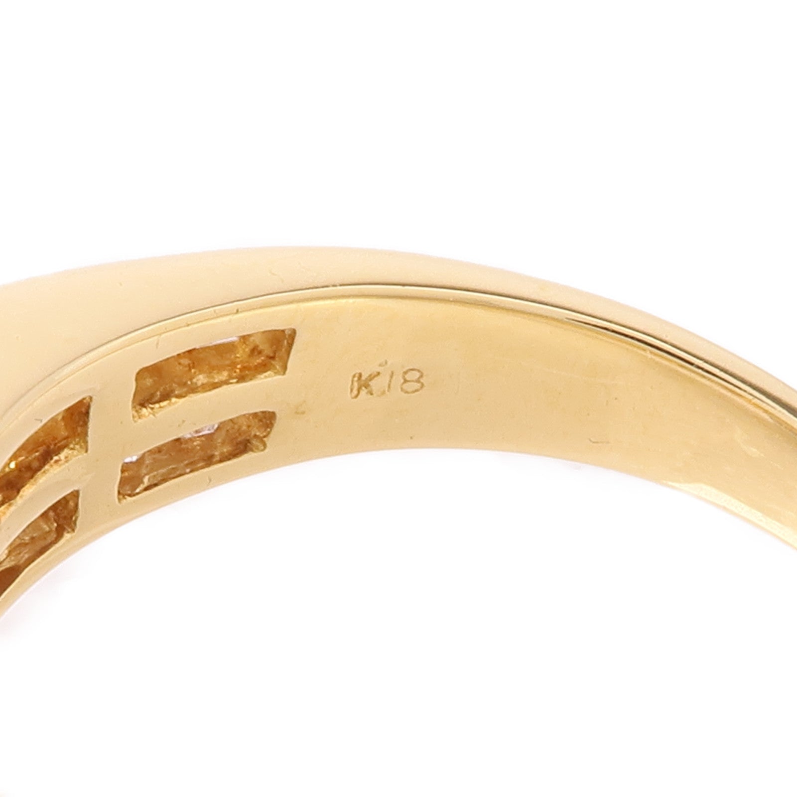 JEWELRY 18K黃金Sapphire/Diamond Ring藍寶石/鑽石戒指US#8.75