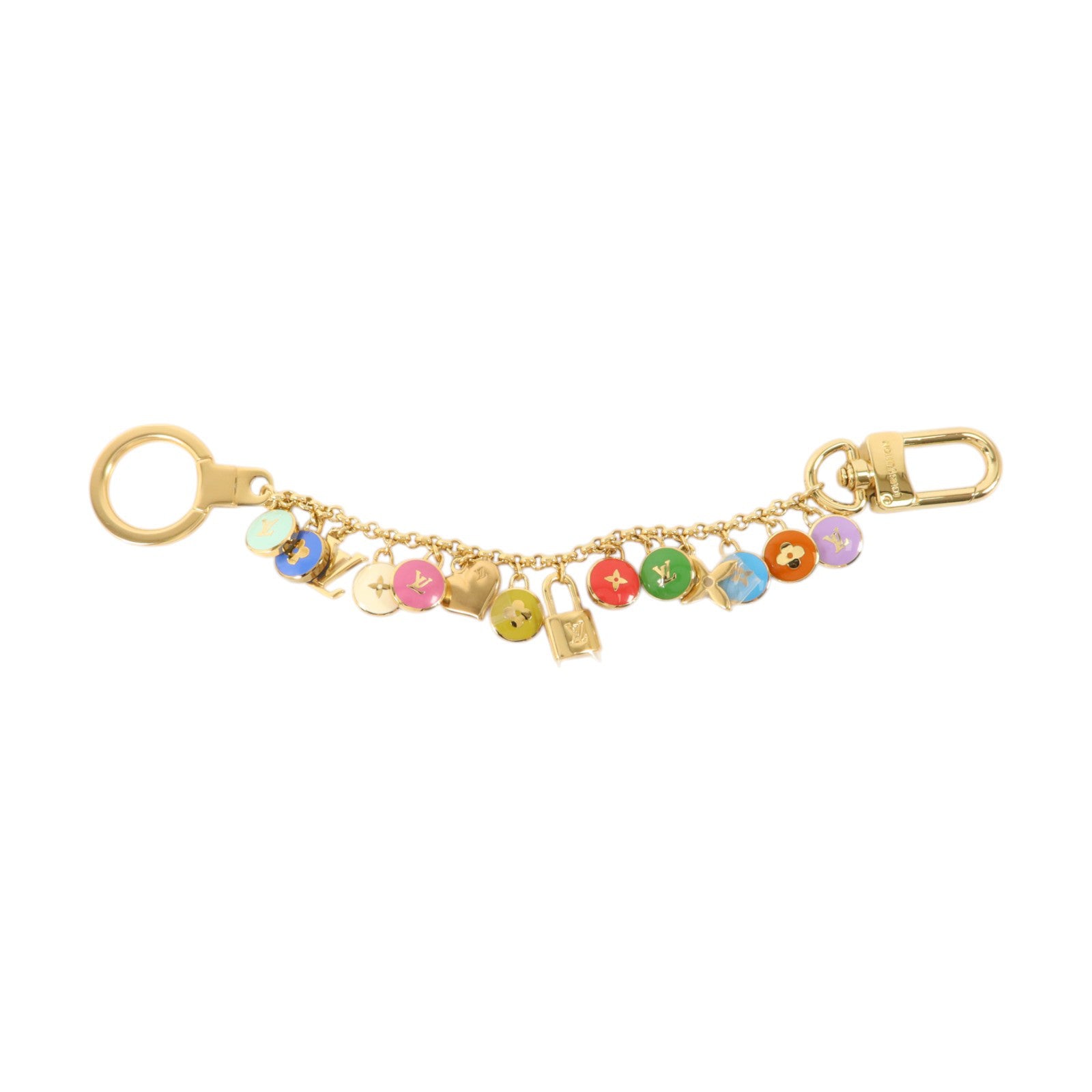 LOUIS VUITTON 金屬Porte Cles Chaine Pastilles掛飾
