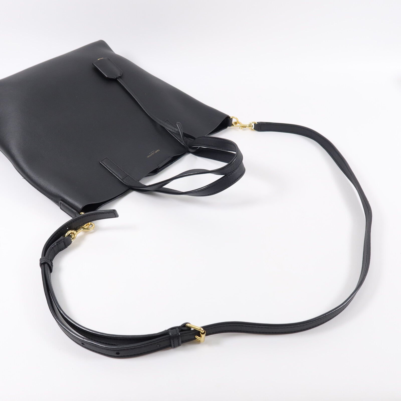SAINT LAURENT 牛皮皮革Toy Shopping Tote Bag手挽肩背兩用袋