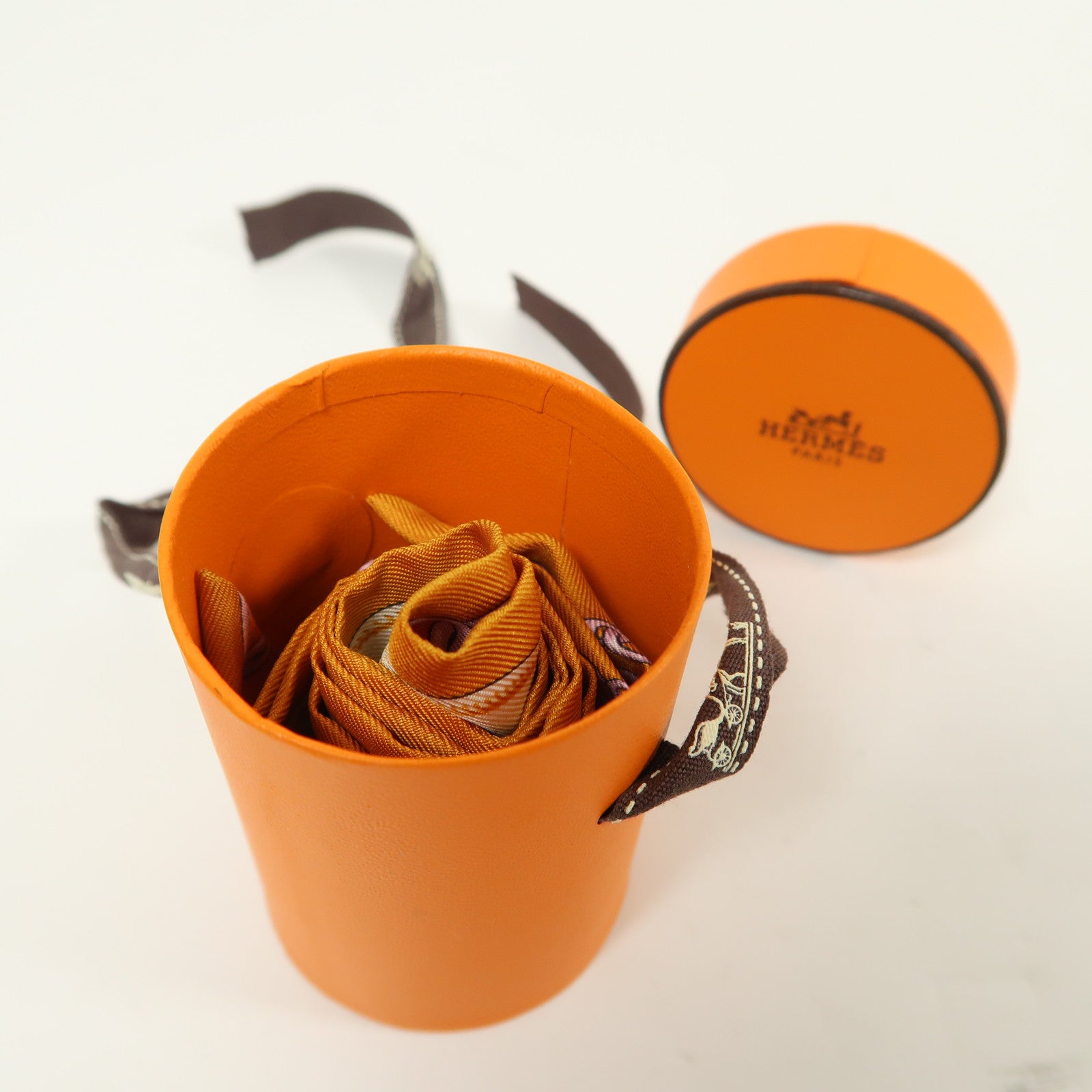 HERMES 絲質Twilly絲巾