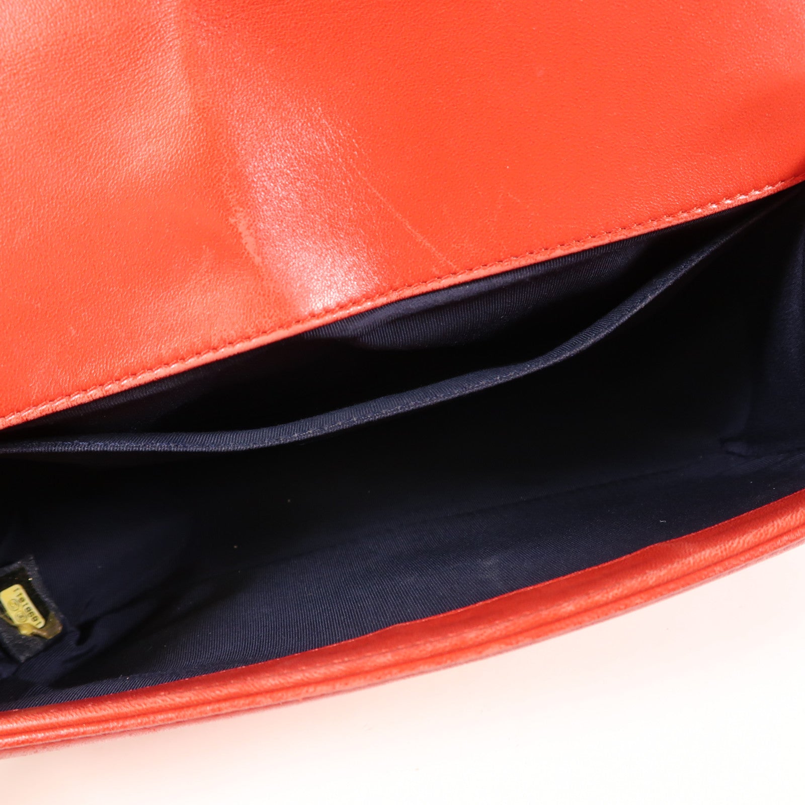 CHANEL 牛皮皮革Boy 25金扣鏈帶肩背袋