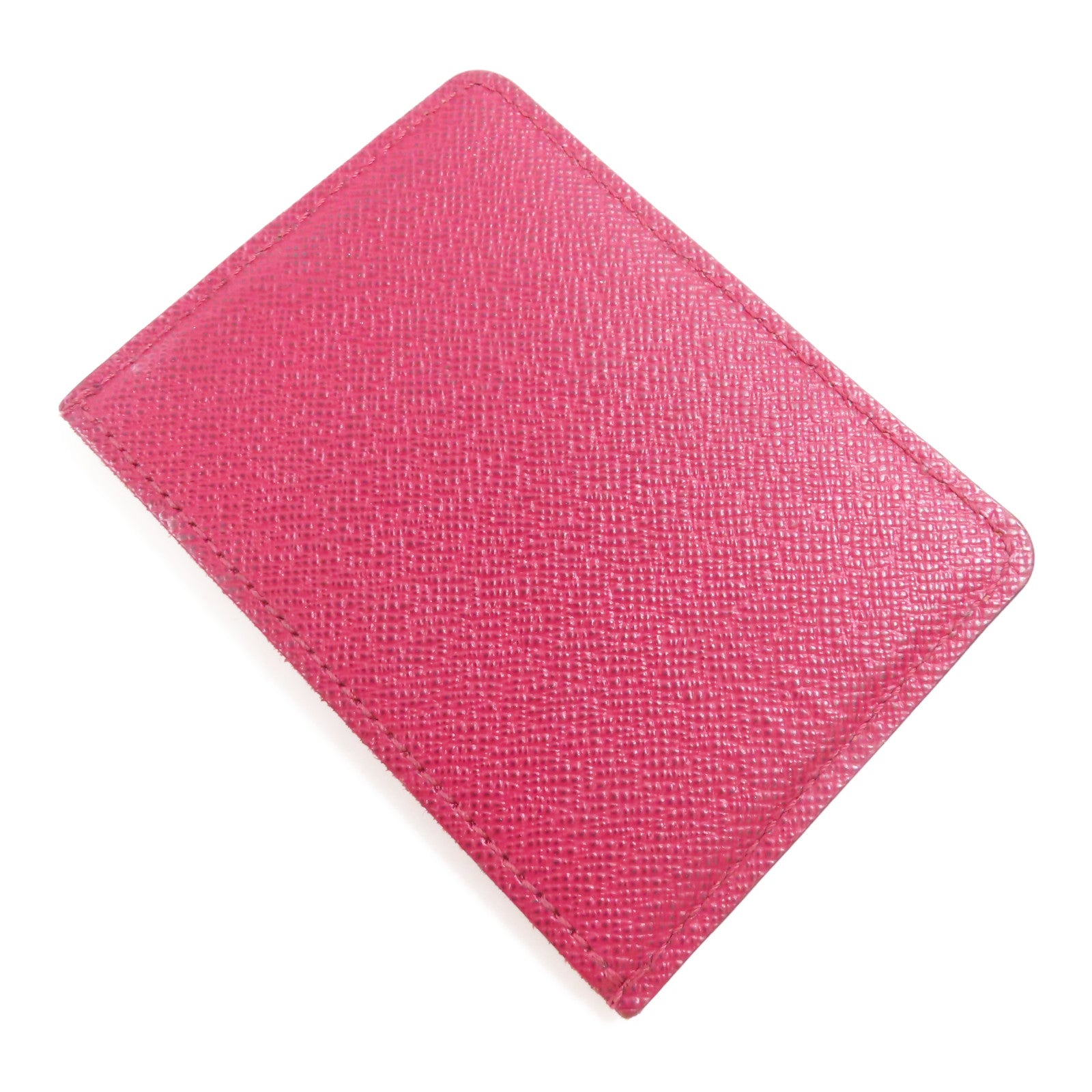 LOUIS VUITTON 皮革Card Holder卡片套酒紅色
