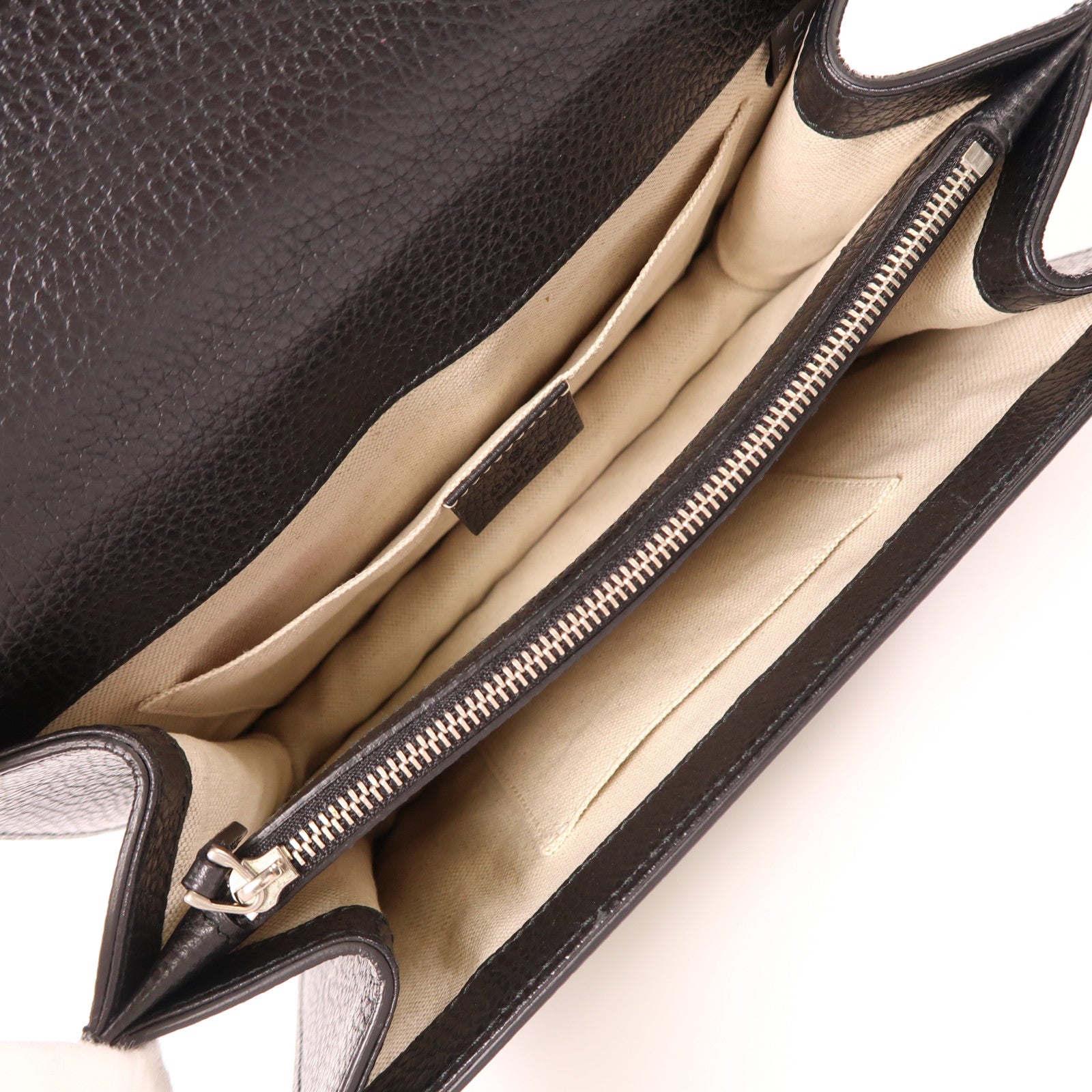 GUCCI 牛皮皮革Dionysus銀扣手挽肩背兩用袋