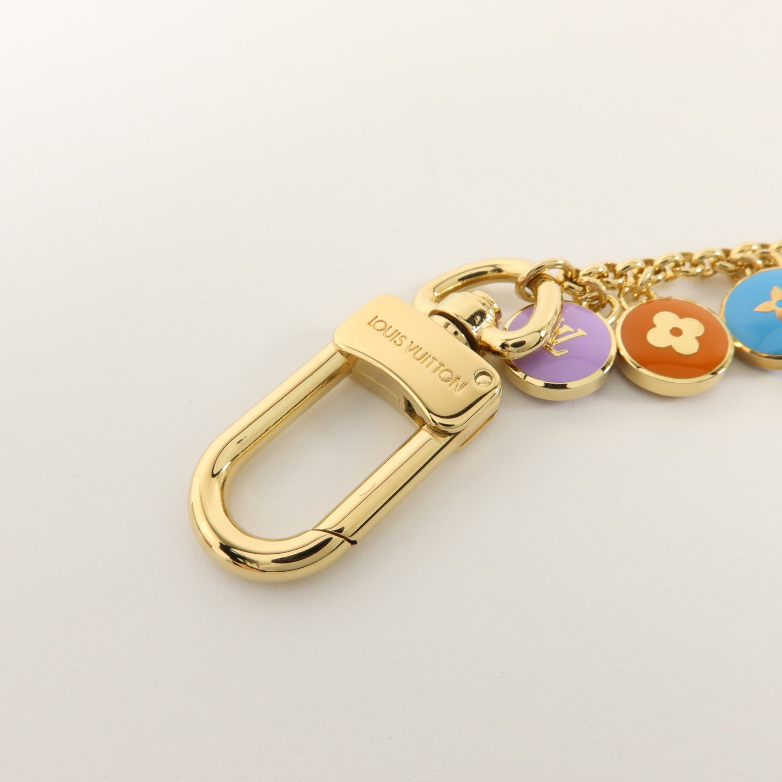 LOUIS VUITTON 金屬Porte Cles Chaine Pastilles掛飾
