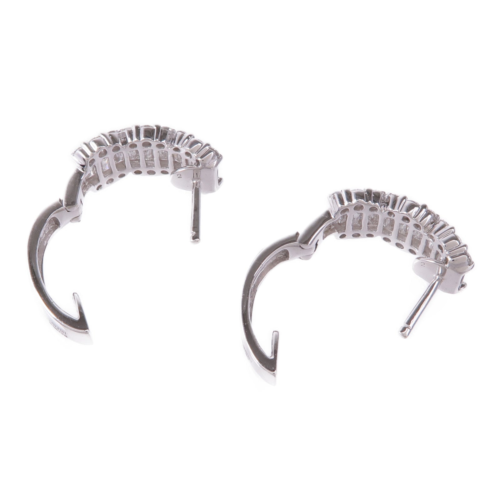 JEWELRY 18K白金Diamond Earrings鑽石耳環