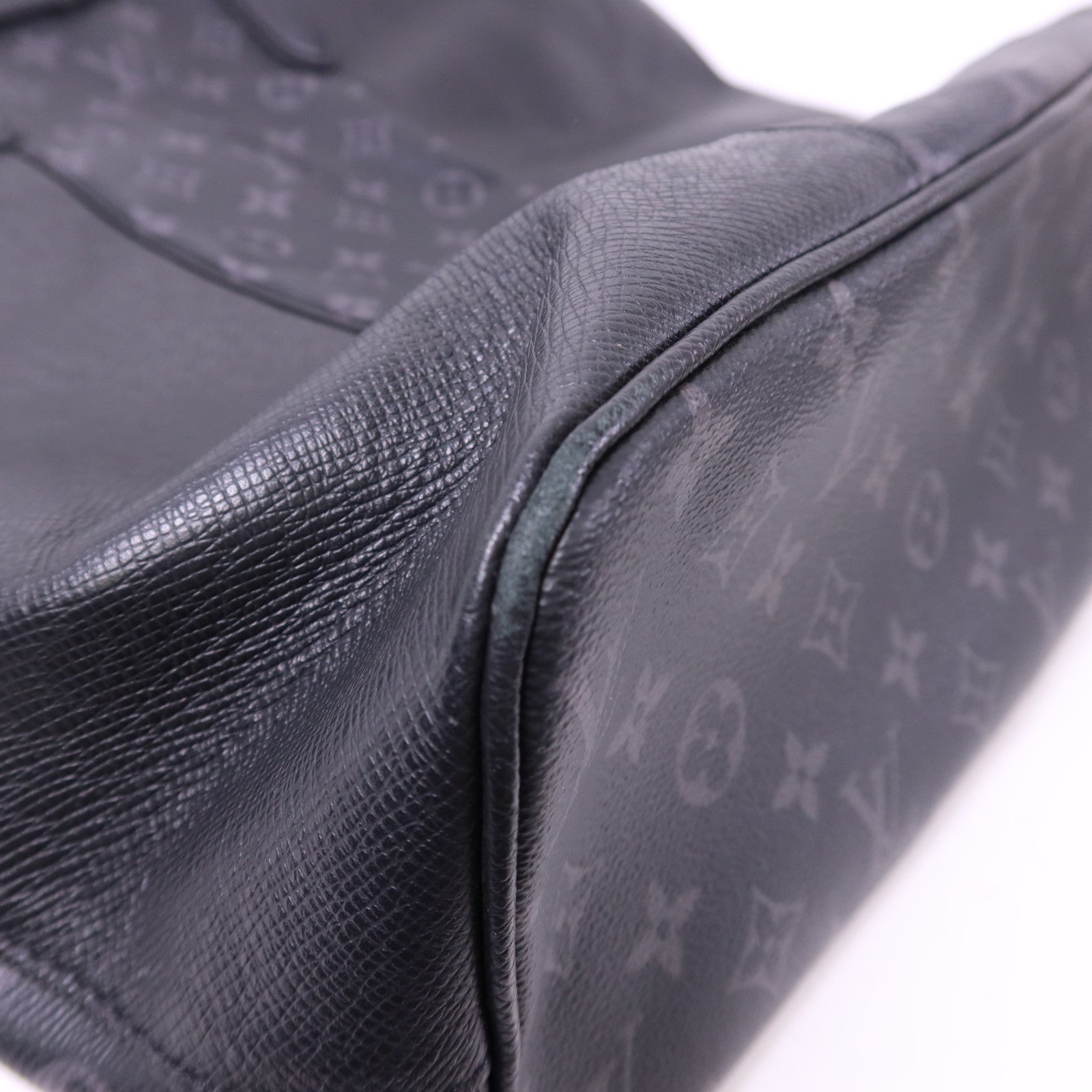LOUIS VUITTON Taigarama Monogram Eclipse City Tote銀扣肩背袋