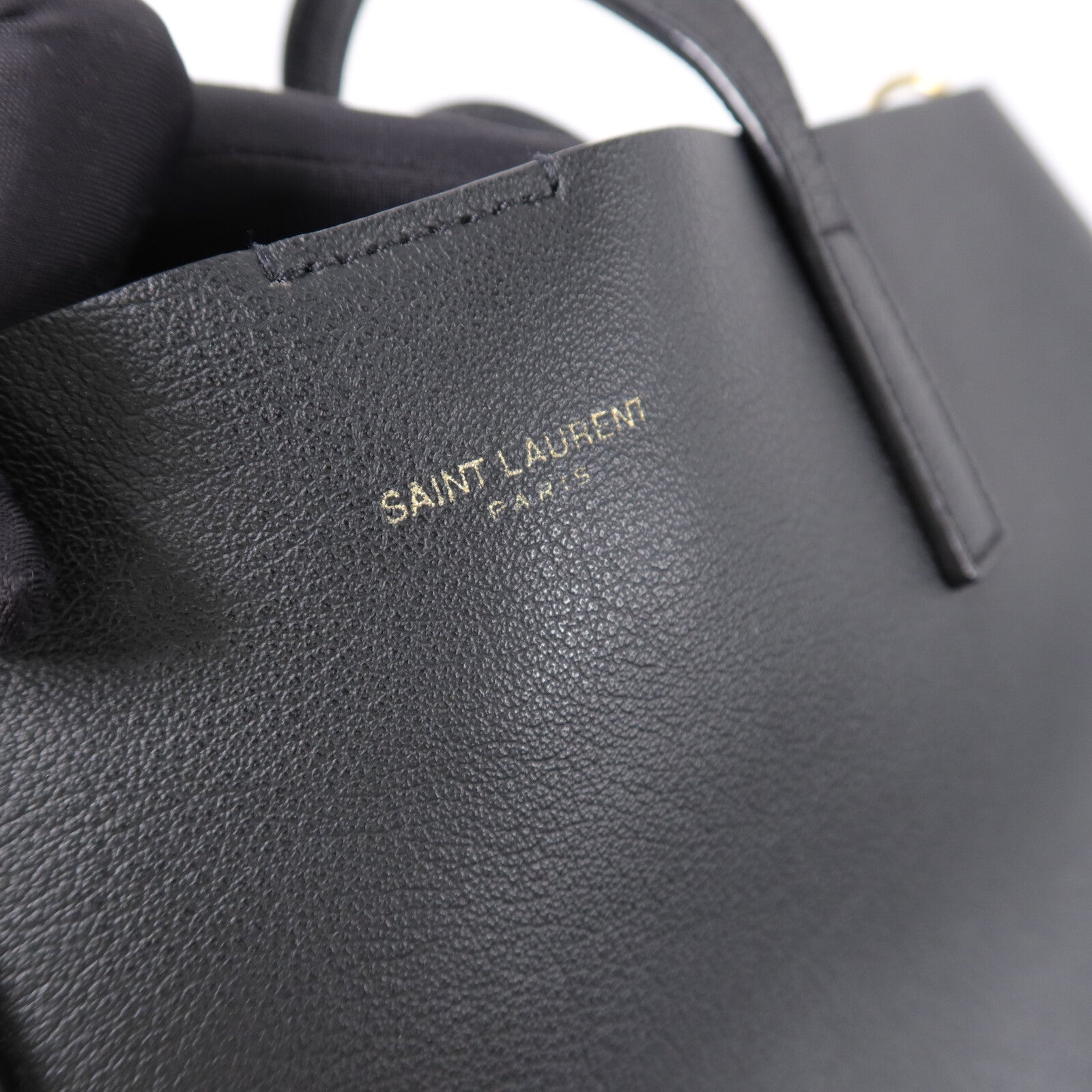 SAINT LAURENT 牛皮皮革Toy Shopping Tote Bag手挽肩背兩用袋