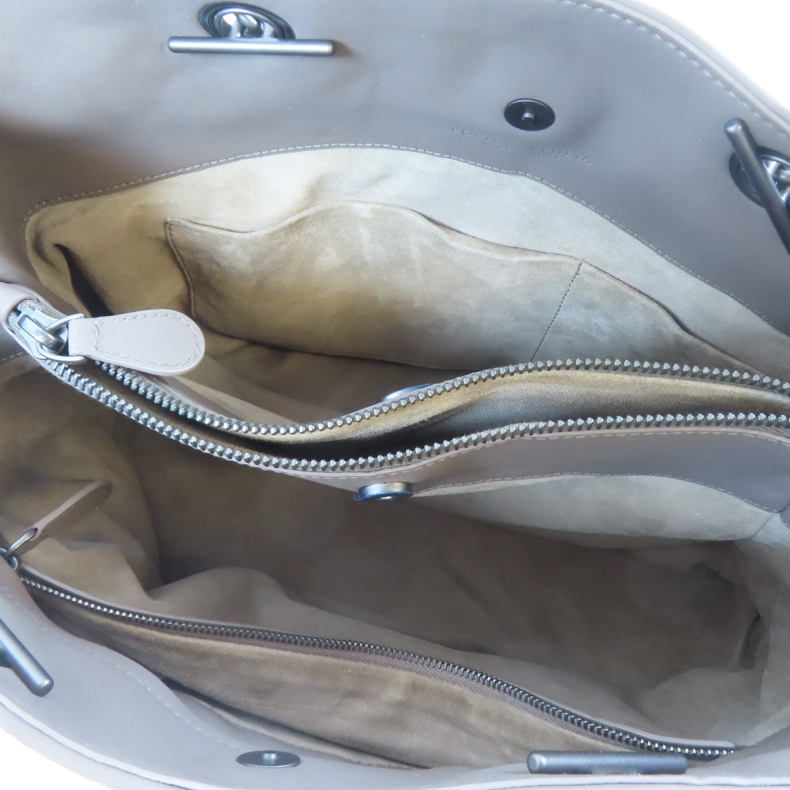 BOTTEGA VENETA 織紋羊皮皮革Chain Shoulder Bag鏈帶肩背袋啡色
