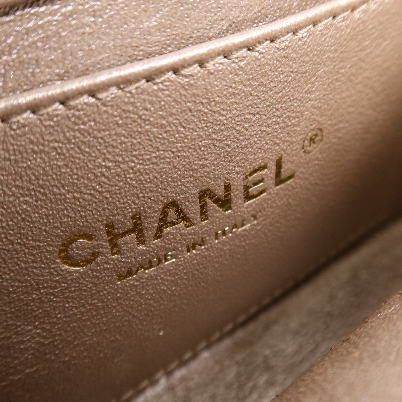 CHANEL 牛皮皮革Shoulder Chain Bag鏈帶肩背袋