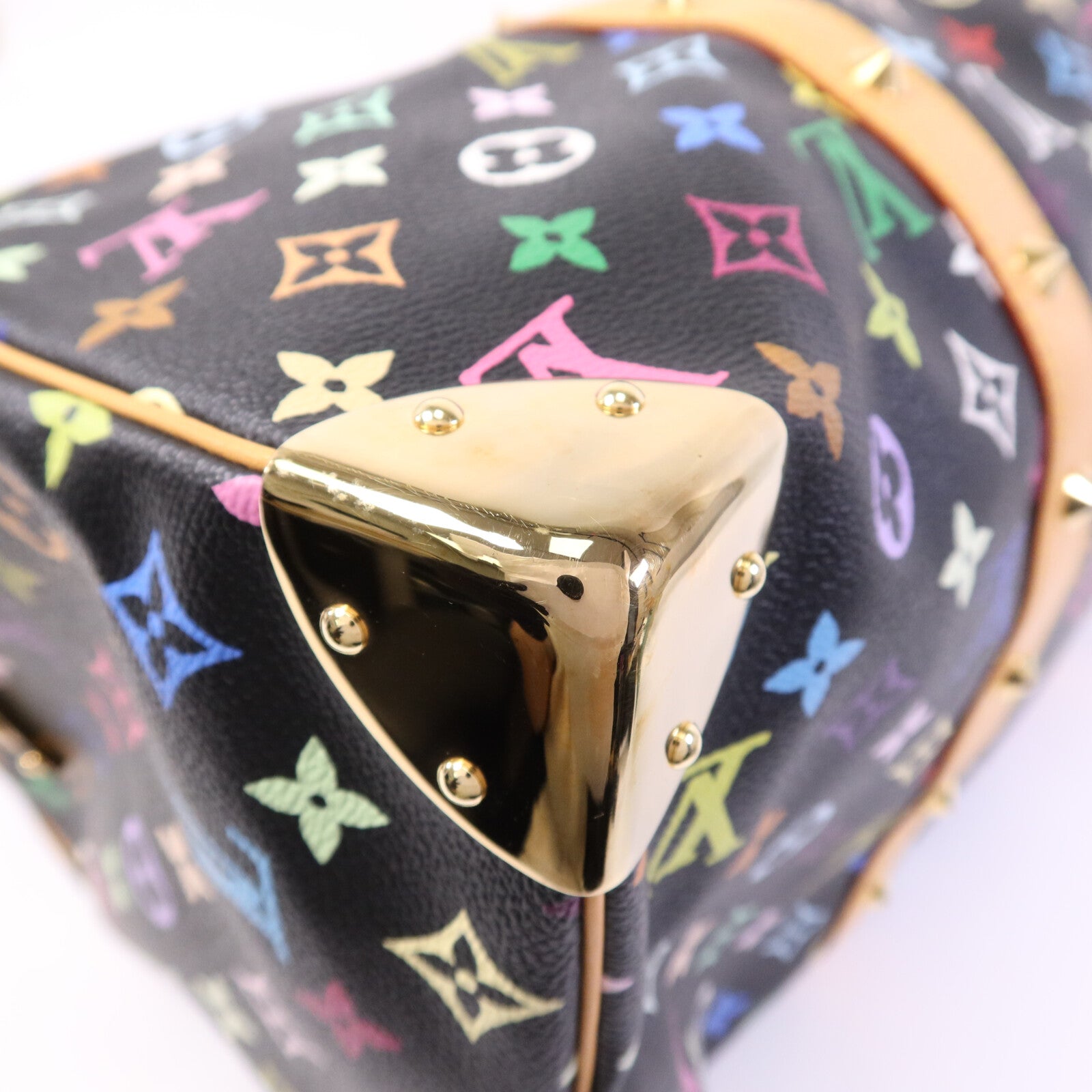 LOUIS VUITTON Monogram Multicolour Keepall 45 Takashi Murakami金扣手挽袋