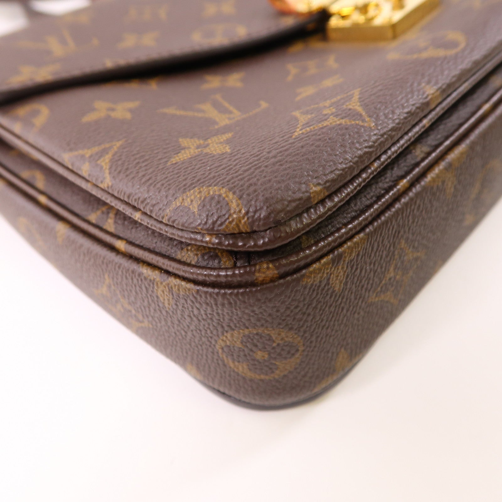 LOUIS VUITTON Monogram Pochette Metis MM金扣手挽肩背兩用袋