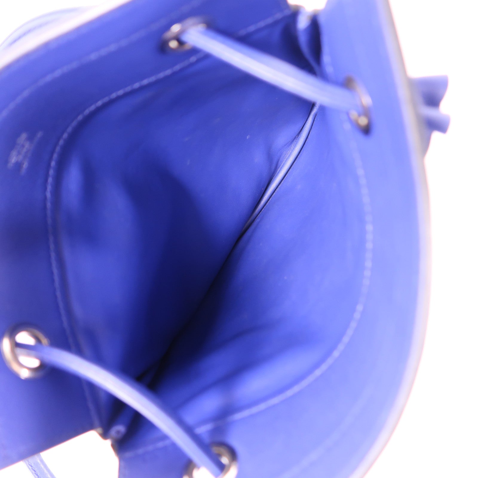 HERMES Chevre皮革/Swift皮革Aline銀扣肩背袋