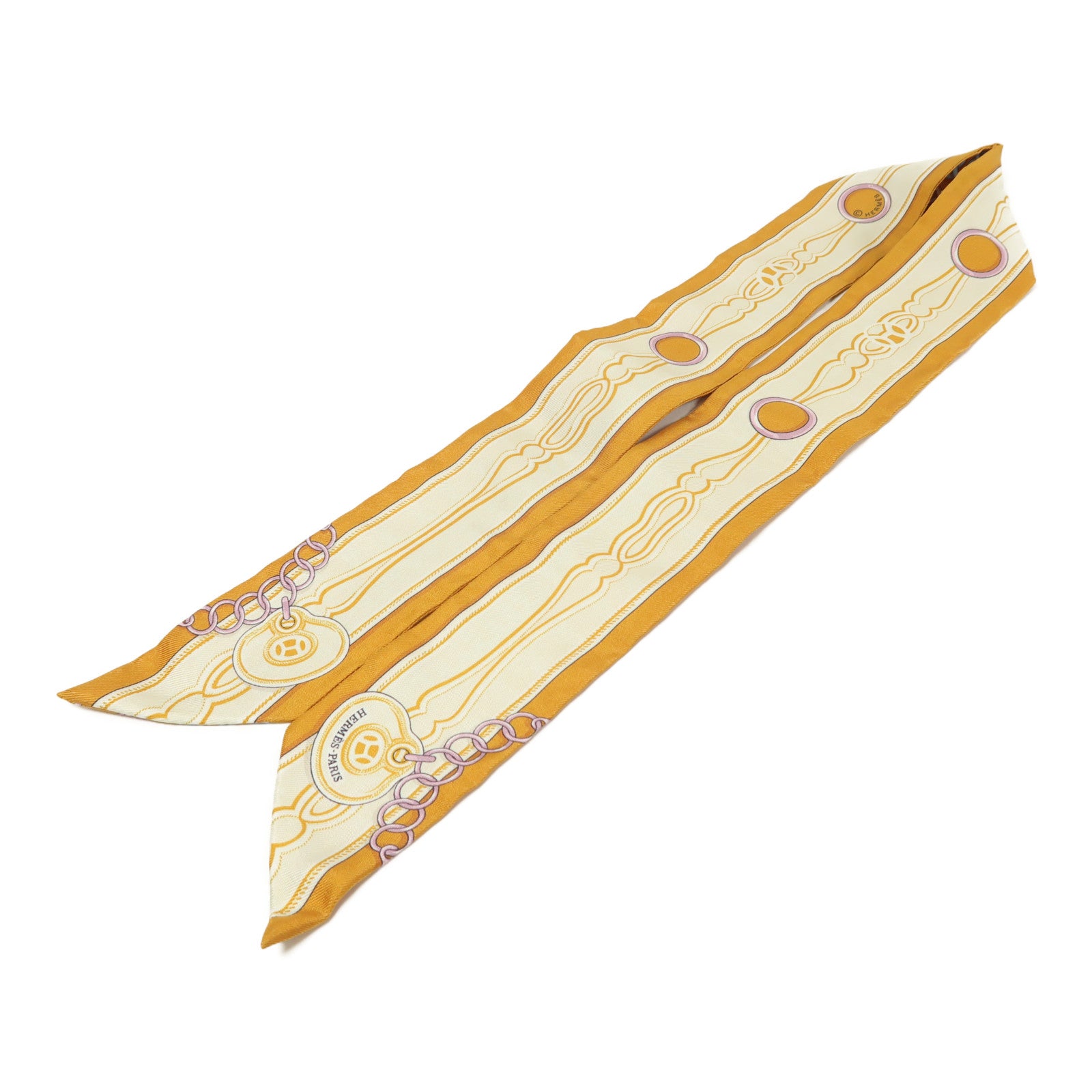 HERMES 絲質Twilly絲巾