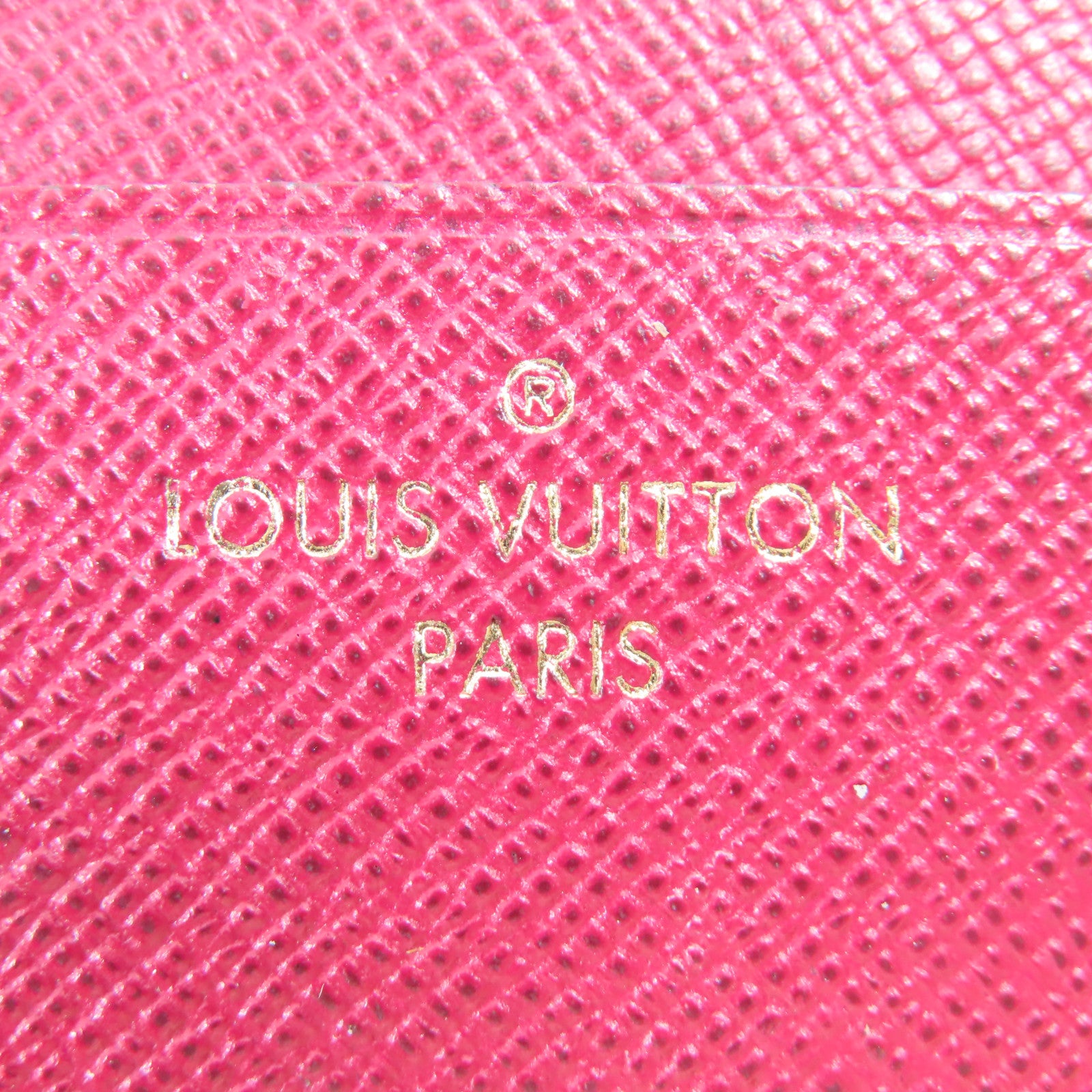 LOUIS VUITTON 皮革Card Holder卡片套酒紅色