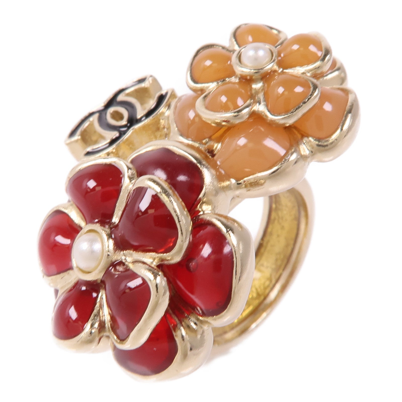 CHANEL 金屬Ring戒指US#6.5