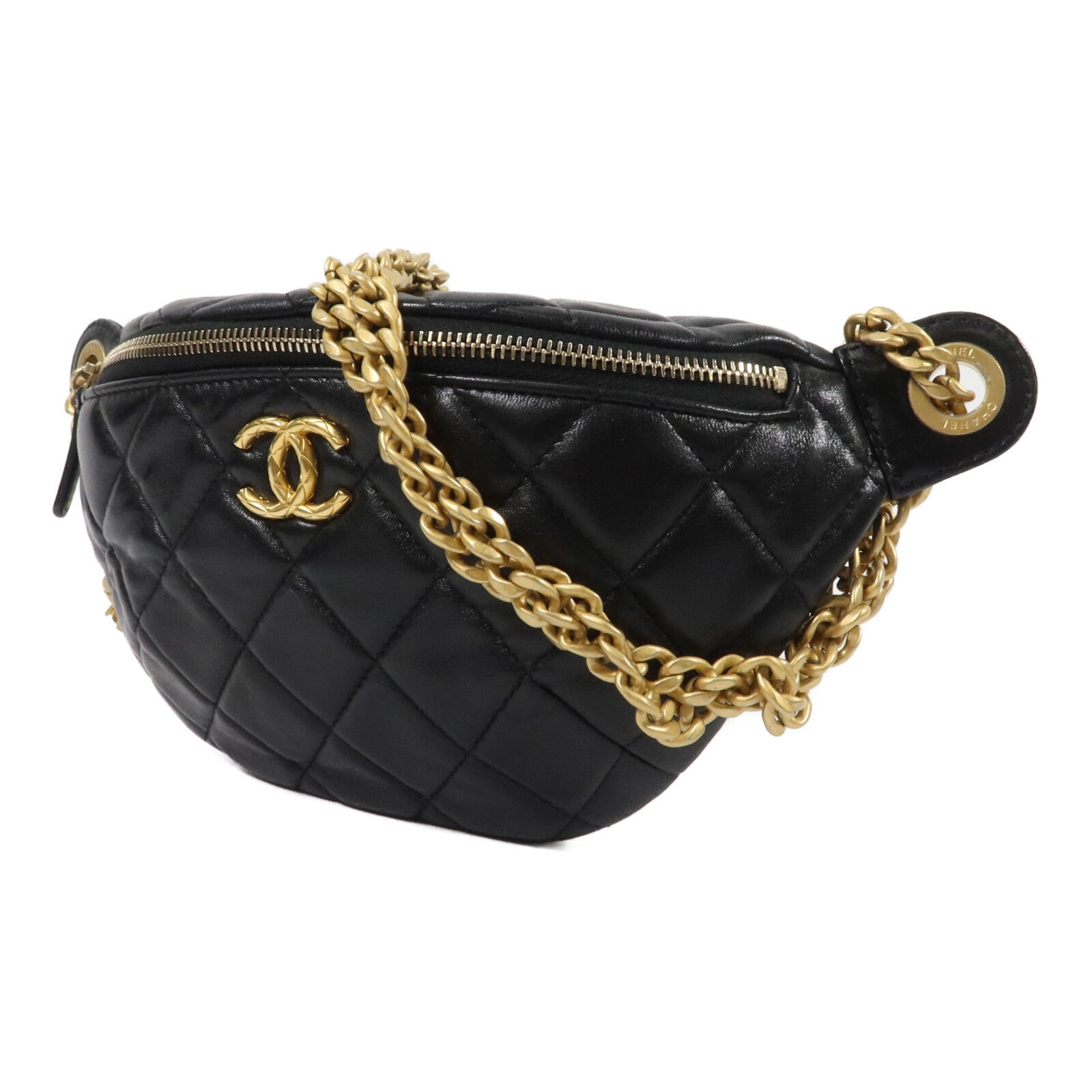 CHANEL 羊皮皮革24P Waist Bag腰包