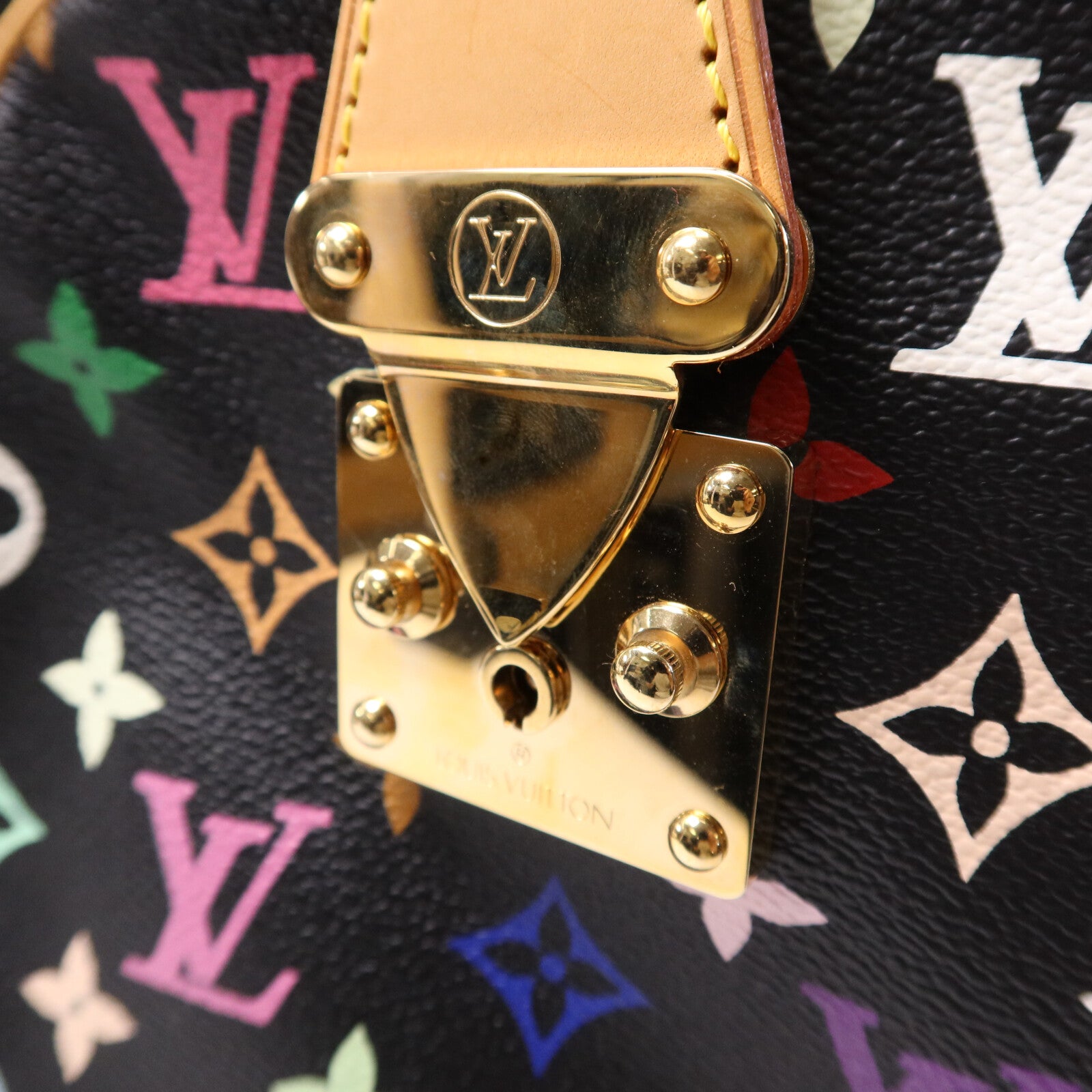 LOUIS VUITTON Monogram Multicolour Keepall 45 Takashi Murakami金扣手挽袋