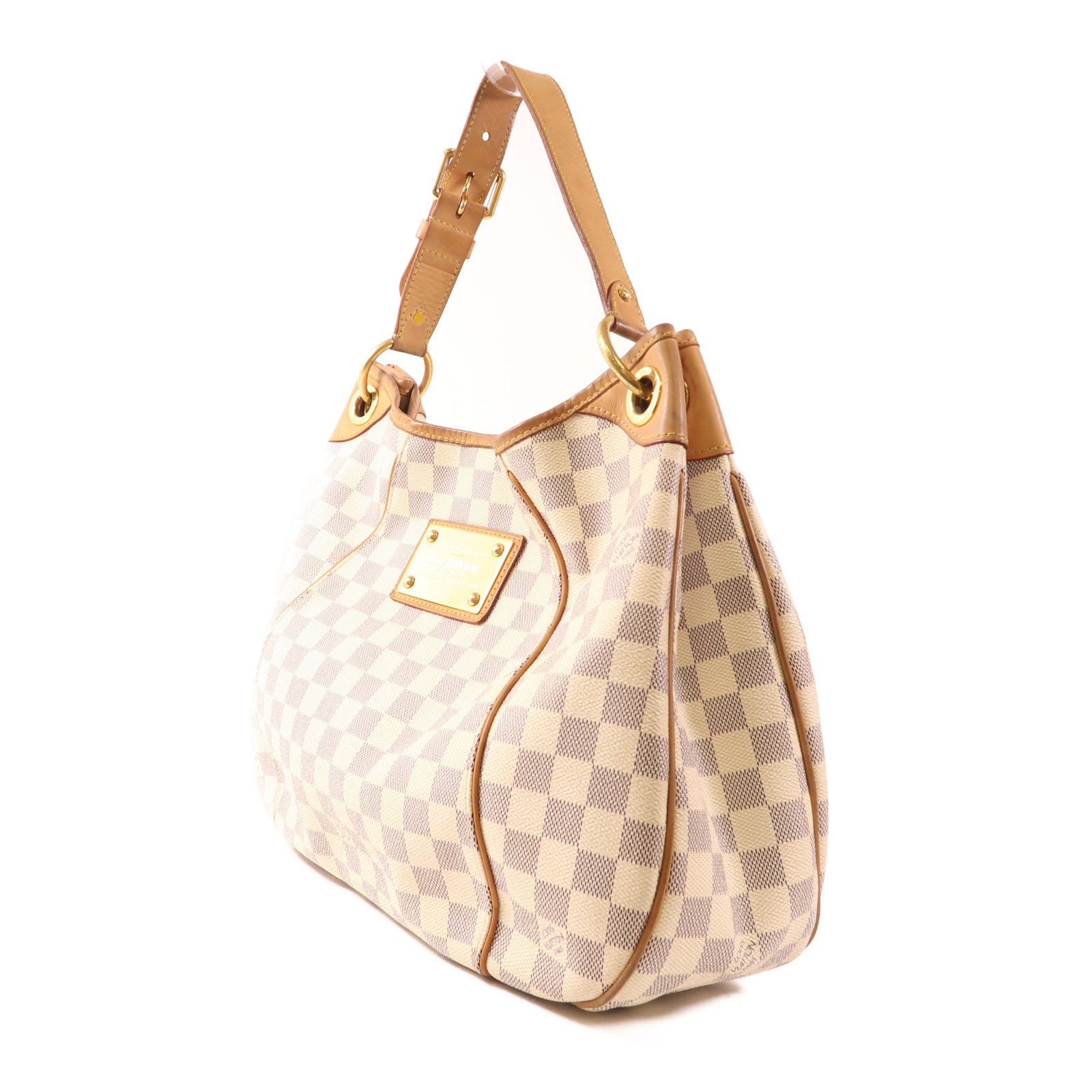 LOUIS VUITTON Damier Azur Galliera PM金扣肩背袋
