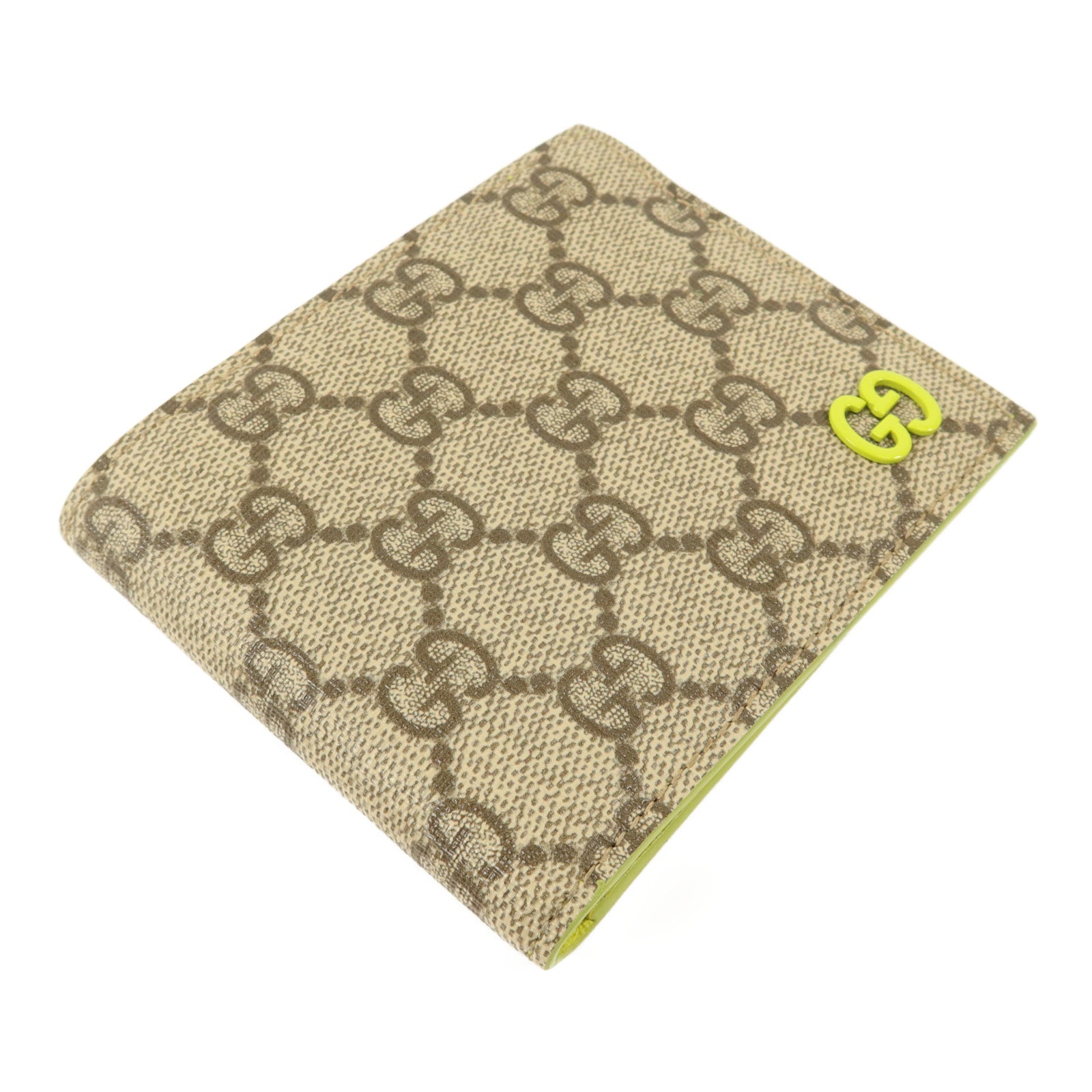 GUCCI 塗層帆布GG Supreme Bifold Wallet錢包