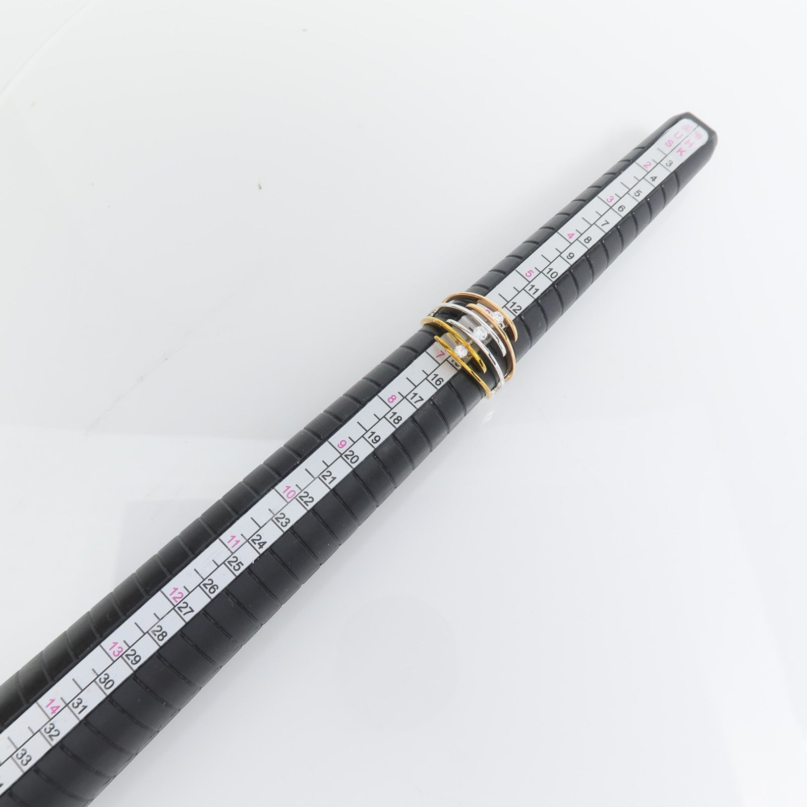 JEWELRY 18K白金/玫瑰金/黃金Diamond鑽石戒指US#6.5
