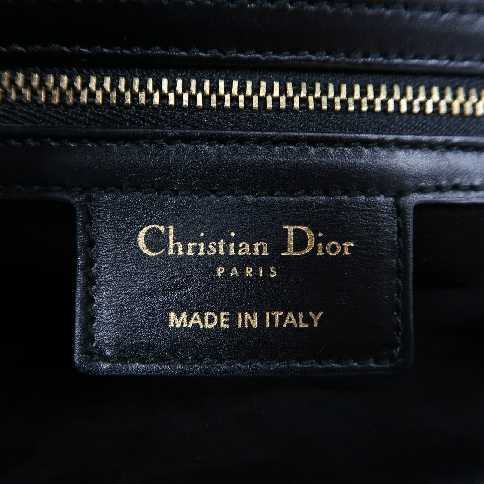 Dior 【激減優惠】牛皮皮革Saddle Bag金扣手挽肩背兩用袋黑色