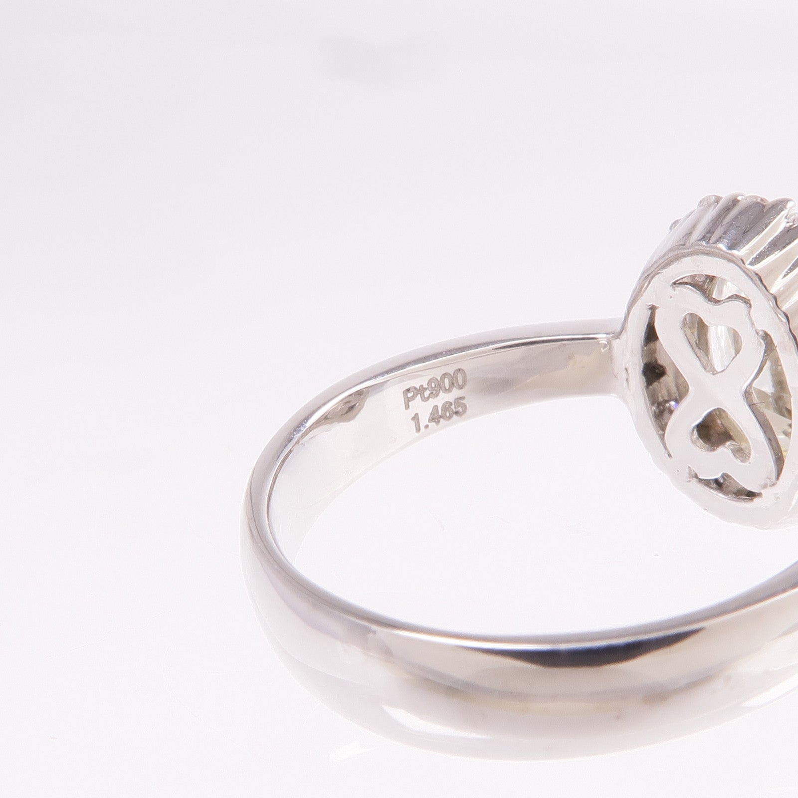 JEWELRY 18K白金/PT900鉑金Diamond Ring鑽石戒指US#6.75