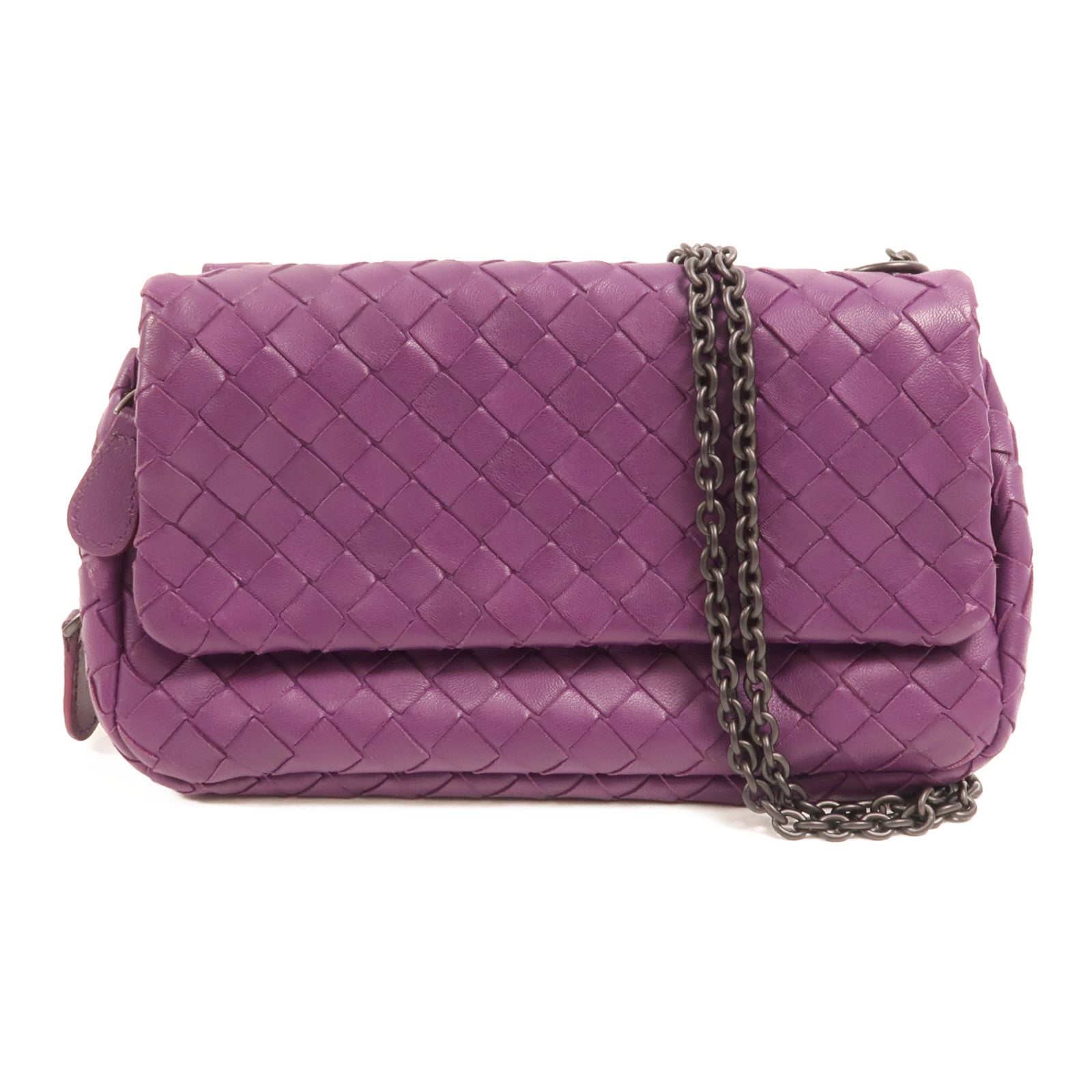 BOTTEGA VENETA 牛皮皮革Shoulder Bag鏈帶肩背袋