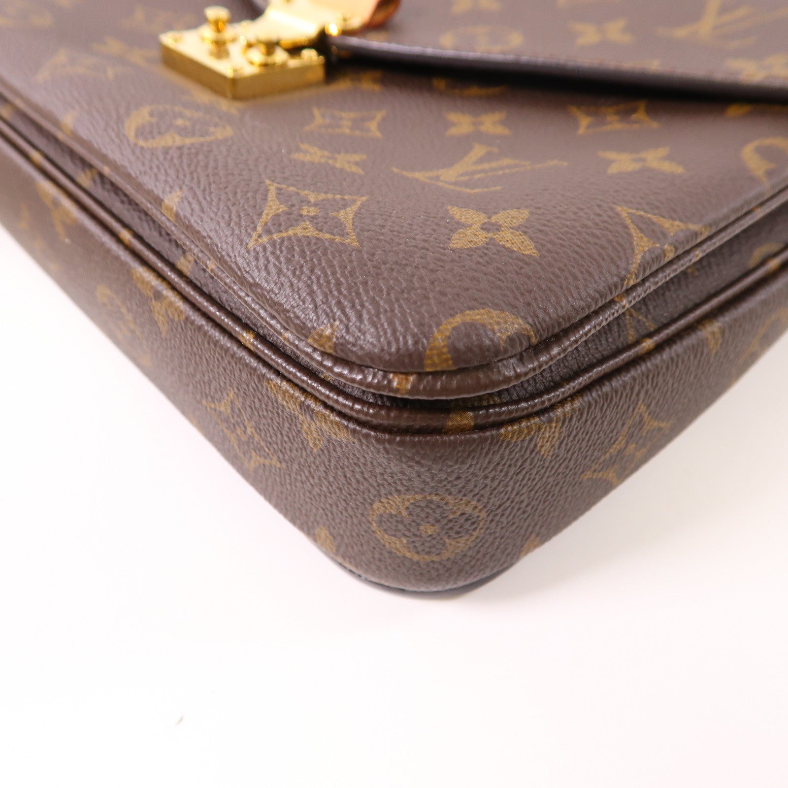 LOUIS VUITTON Monogram Pochette Metis MM金扣手挽肩背兩用袋