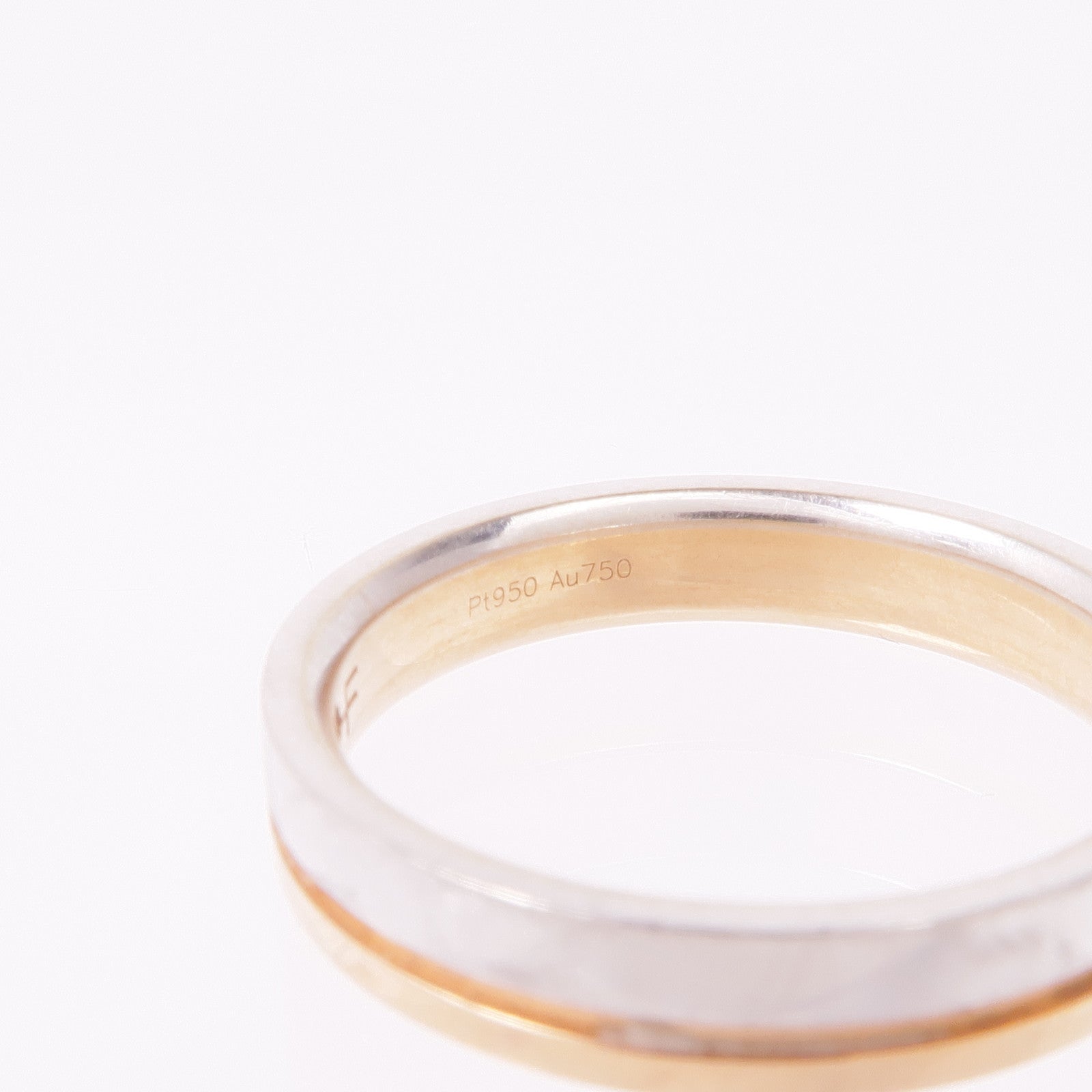 JEWELRY 18K玫瑰金/PT950鉑金Diamond Ring鑽石戒指US#6