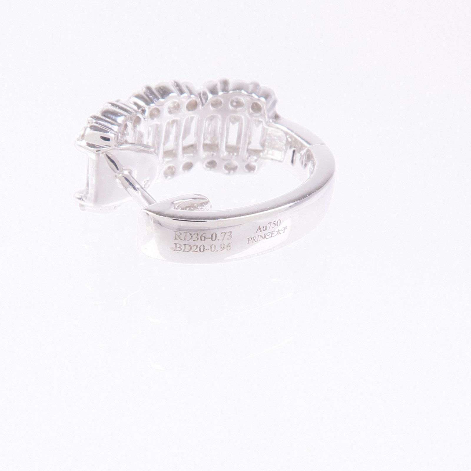 JEWELRY 18K白金Diamond Earrings鑽石耳環