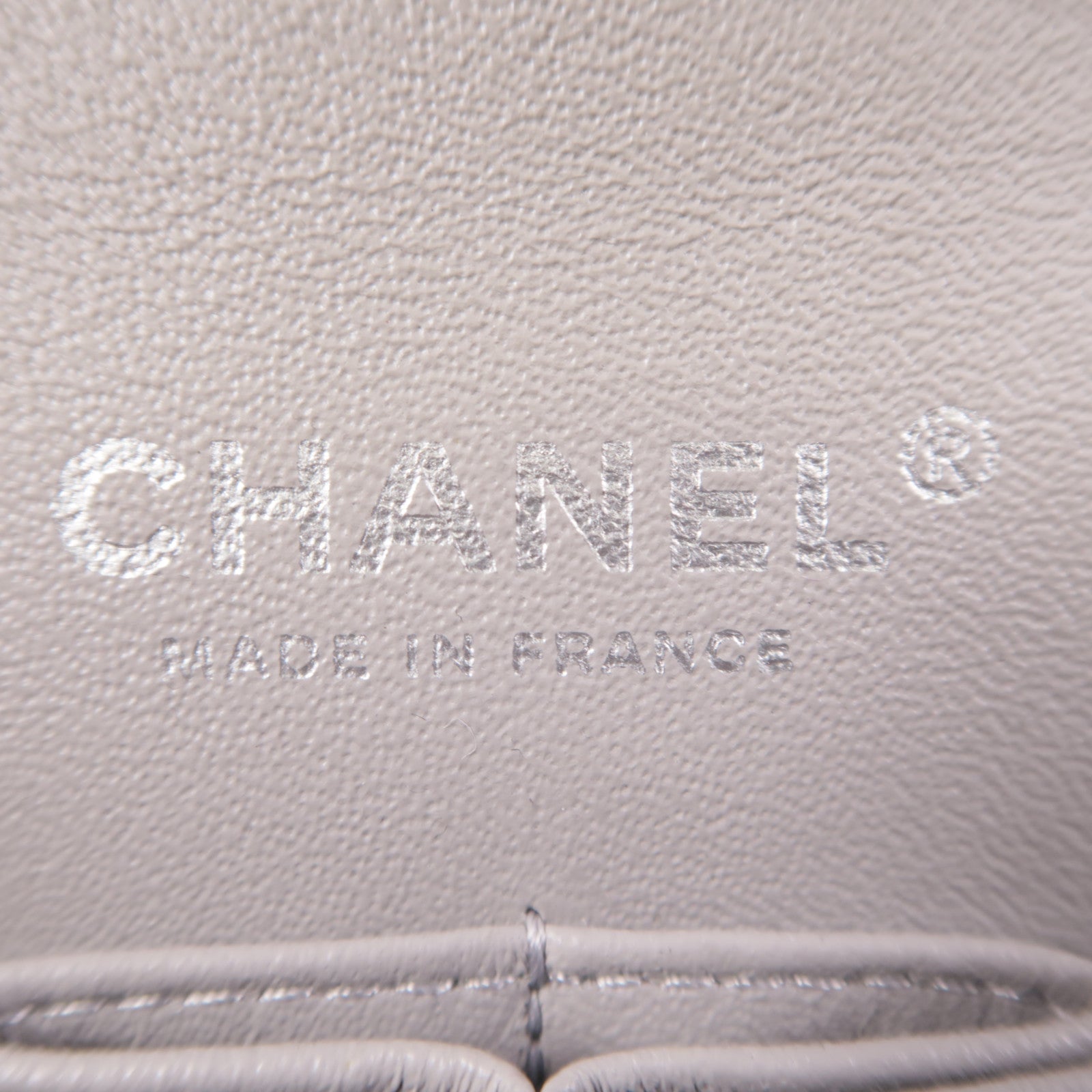 CHANEL 羊皮皮革Classic 25銀扣鏈帶肩背袋