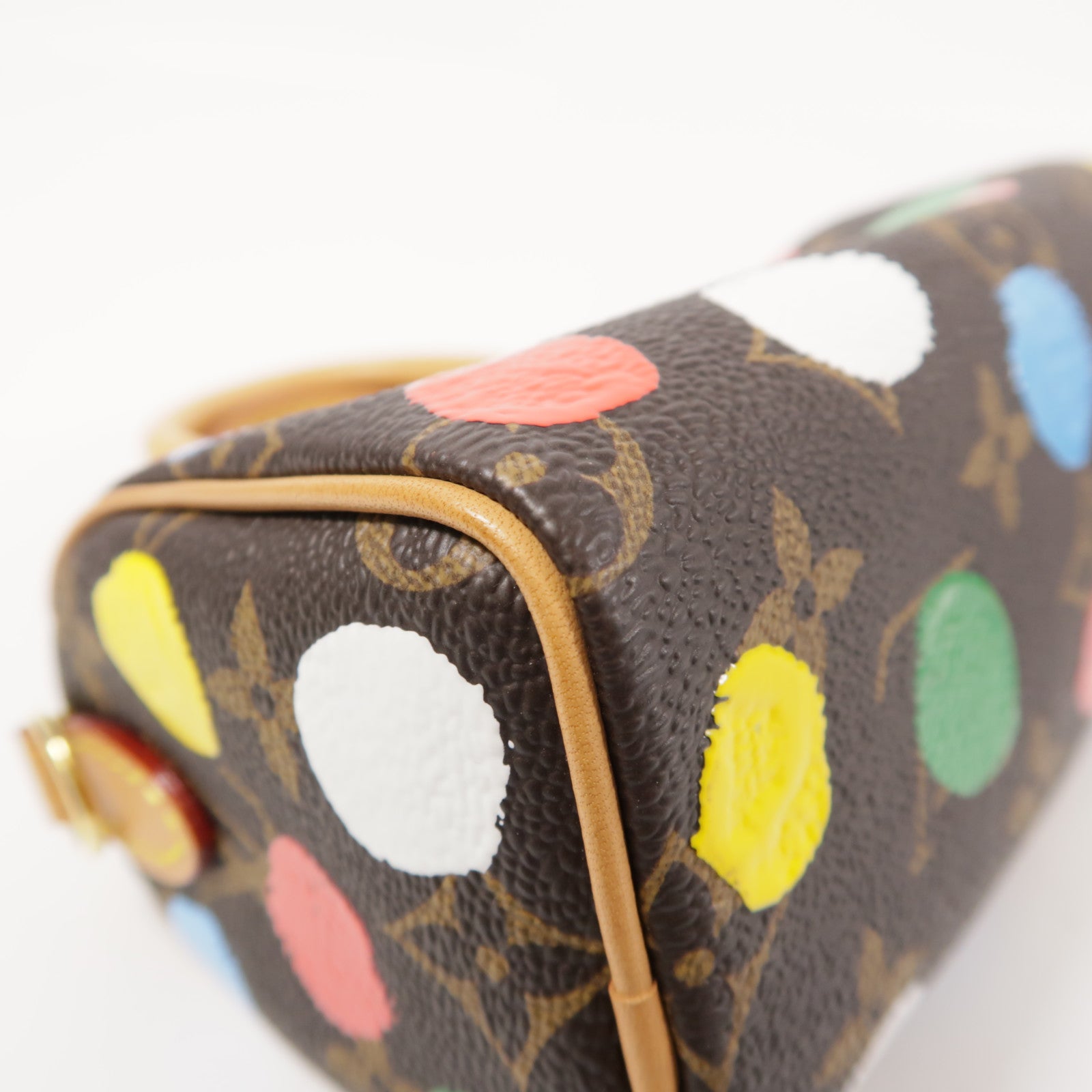 LOUIS VUITTON Monogram LVxYK Nano Speedy金扣手挽肩背兩用袋