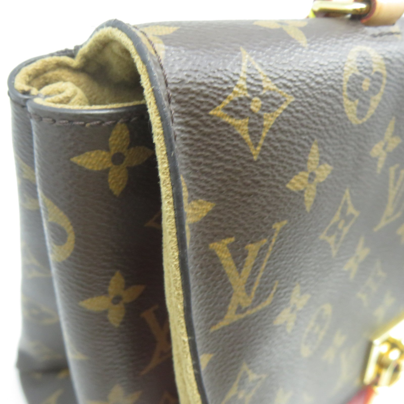 LOUIS VUITTON Monogram Marignan金扣手挽肩背兩用袋啡色