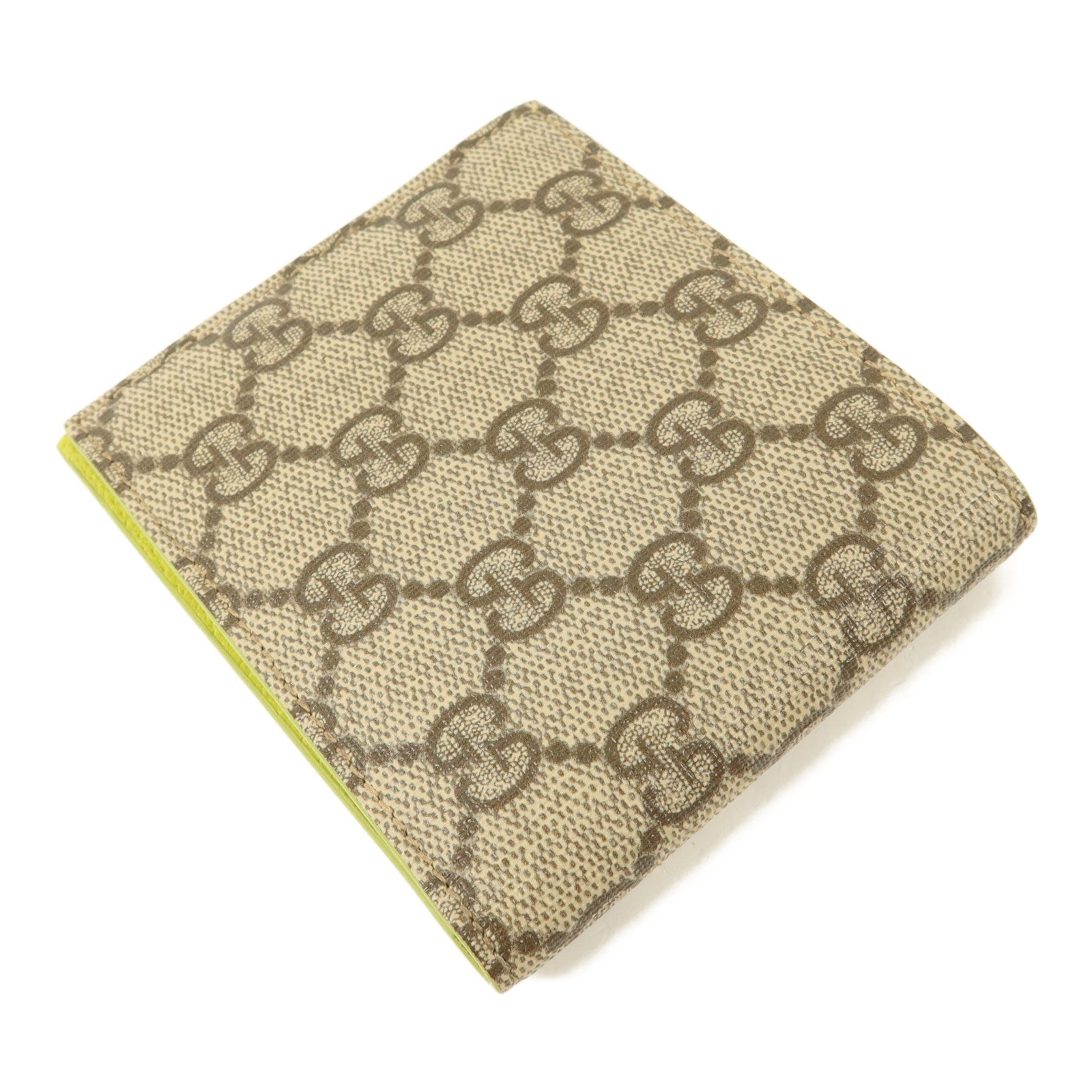 GUCCI 塗層帆布GG Supreme Bifold Wallet錢包