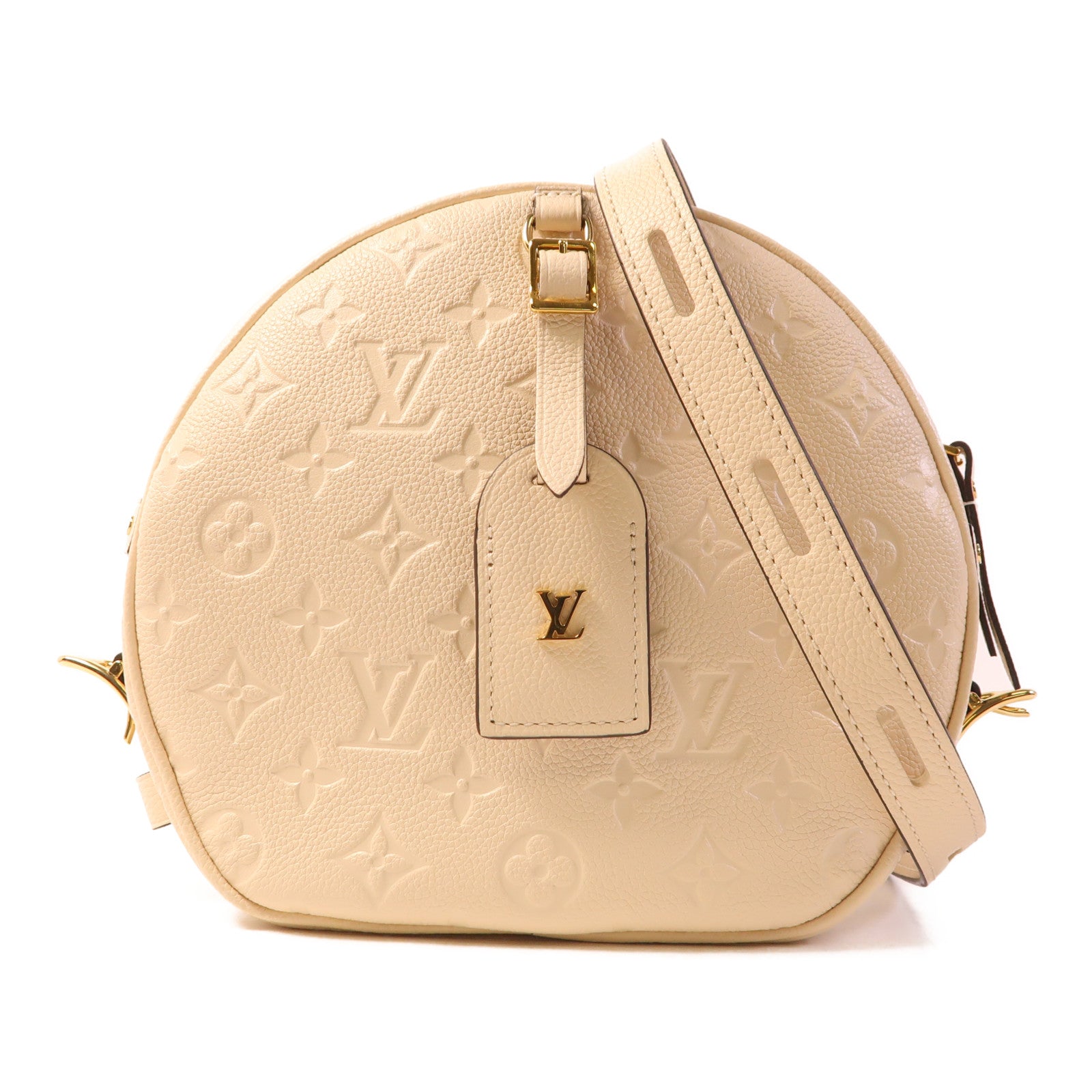 LOUIS VUITTON 【激減優惠】Monogram Empreinte Boite Chapeau Souple金扣肩背袋