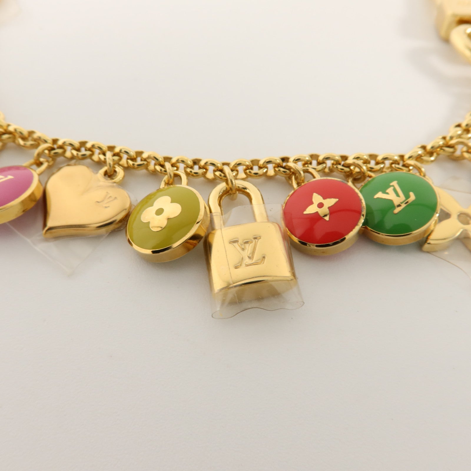 LOUIS VUITTON 金屬Porte Cles Chaine Pastilles掛飾