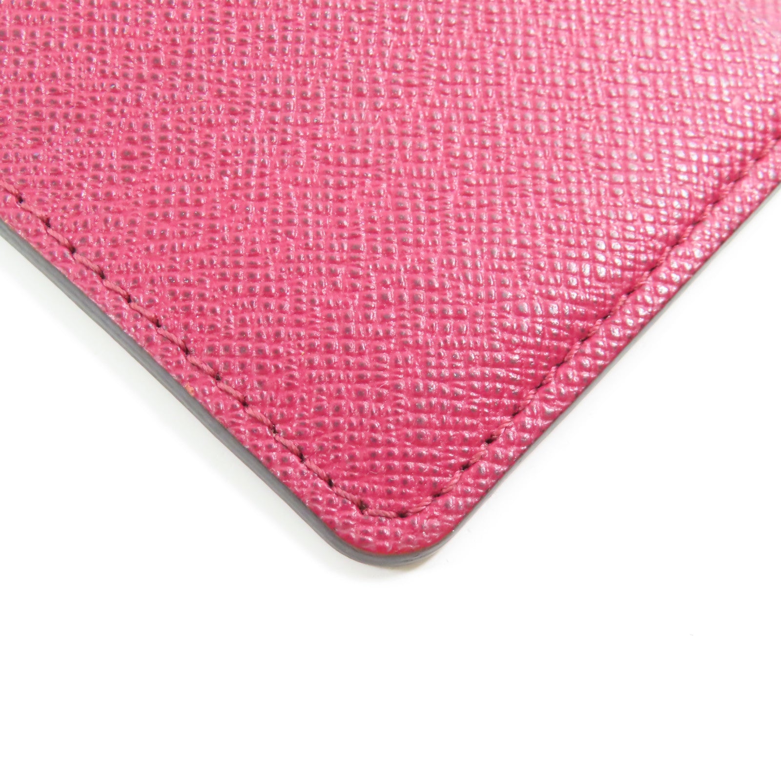 LOUIS VUITTON 皮革Card Holder卡片套酒紅色