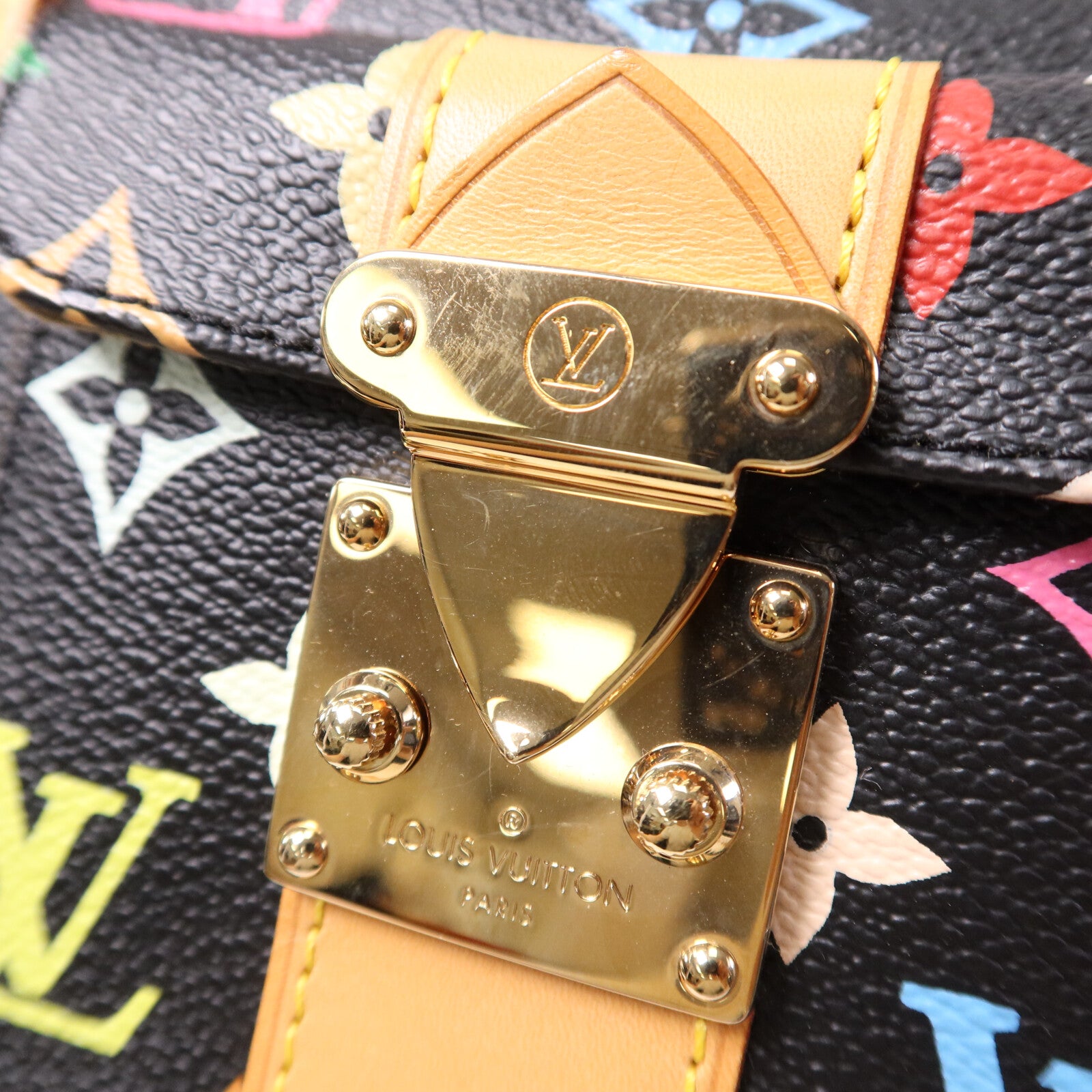 LOUIS VUITTON Monogram Multicolour Keepall 45 Takashi Murakami金扣手挽袋