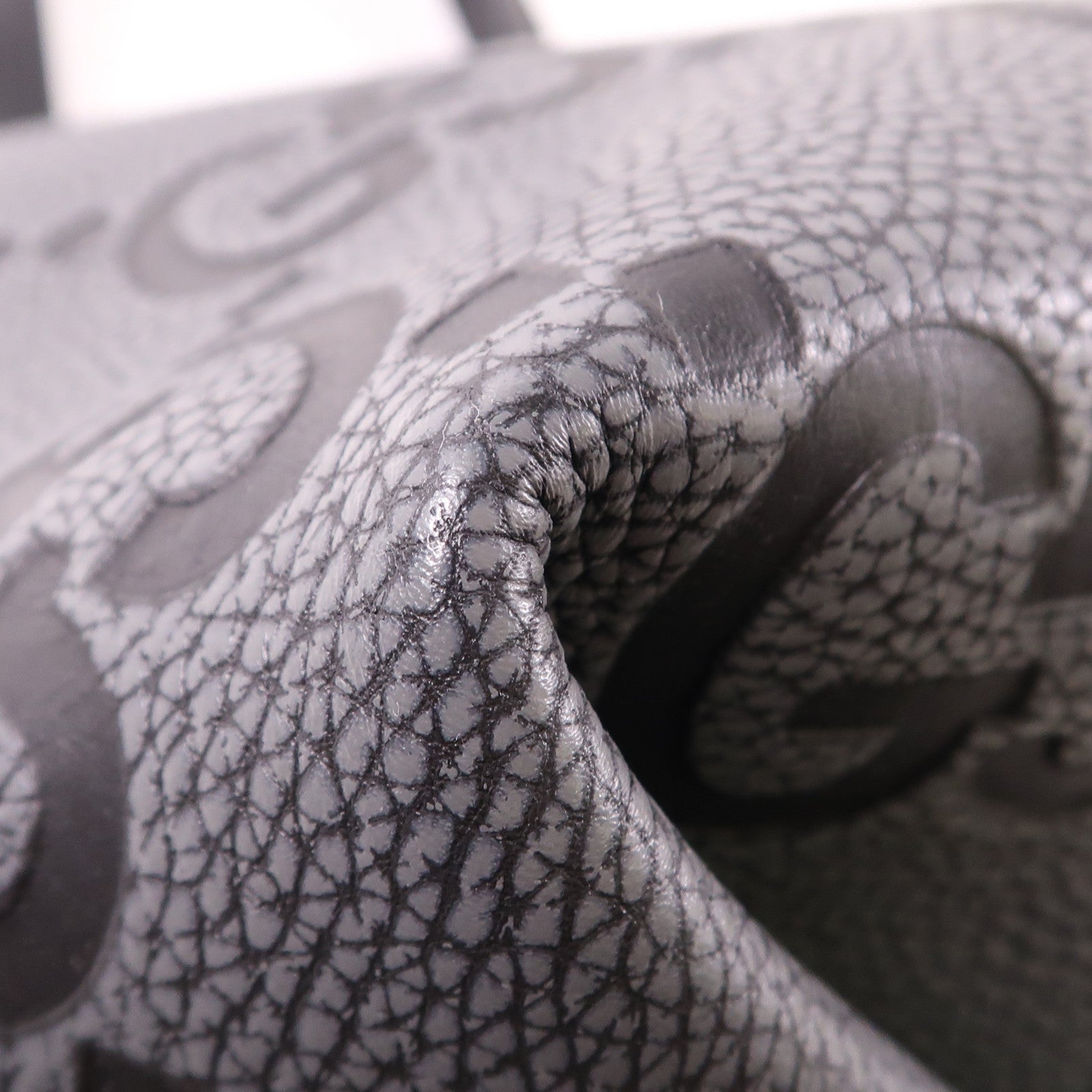 GUCCI 【激減優惠】皮革 GG Tote Bag銀扣肩背袋/手挽袋