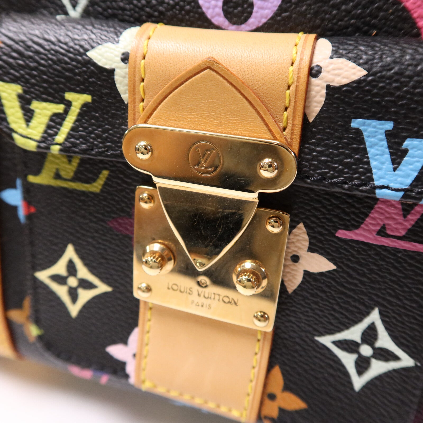 LOUIS VUITTON Monogram Multicolour Keepall 45 Takashi Murakami金扣手挽袋