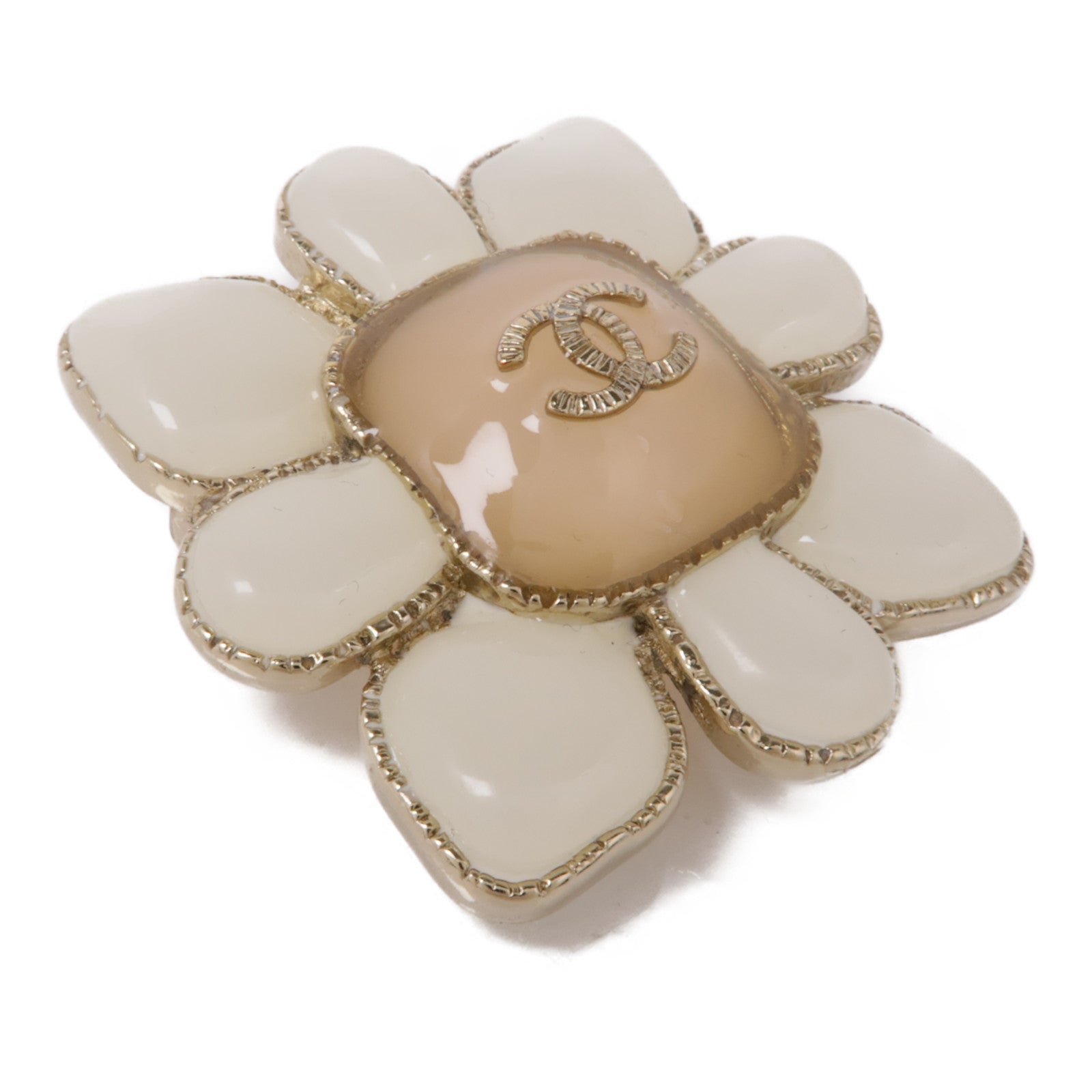 CHANEL 金屬/PVC Brooch胸針