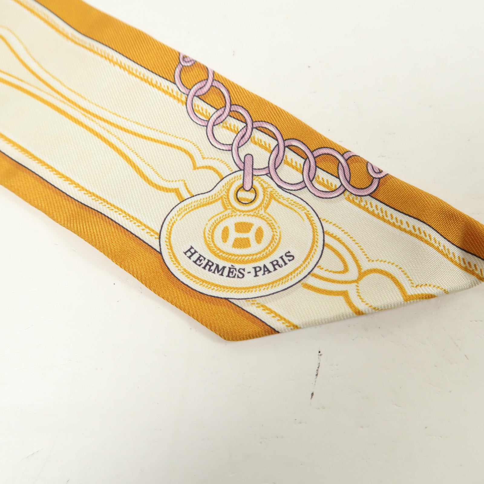 HERMES 絲質Twilly絲巾