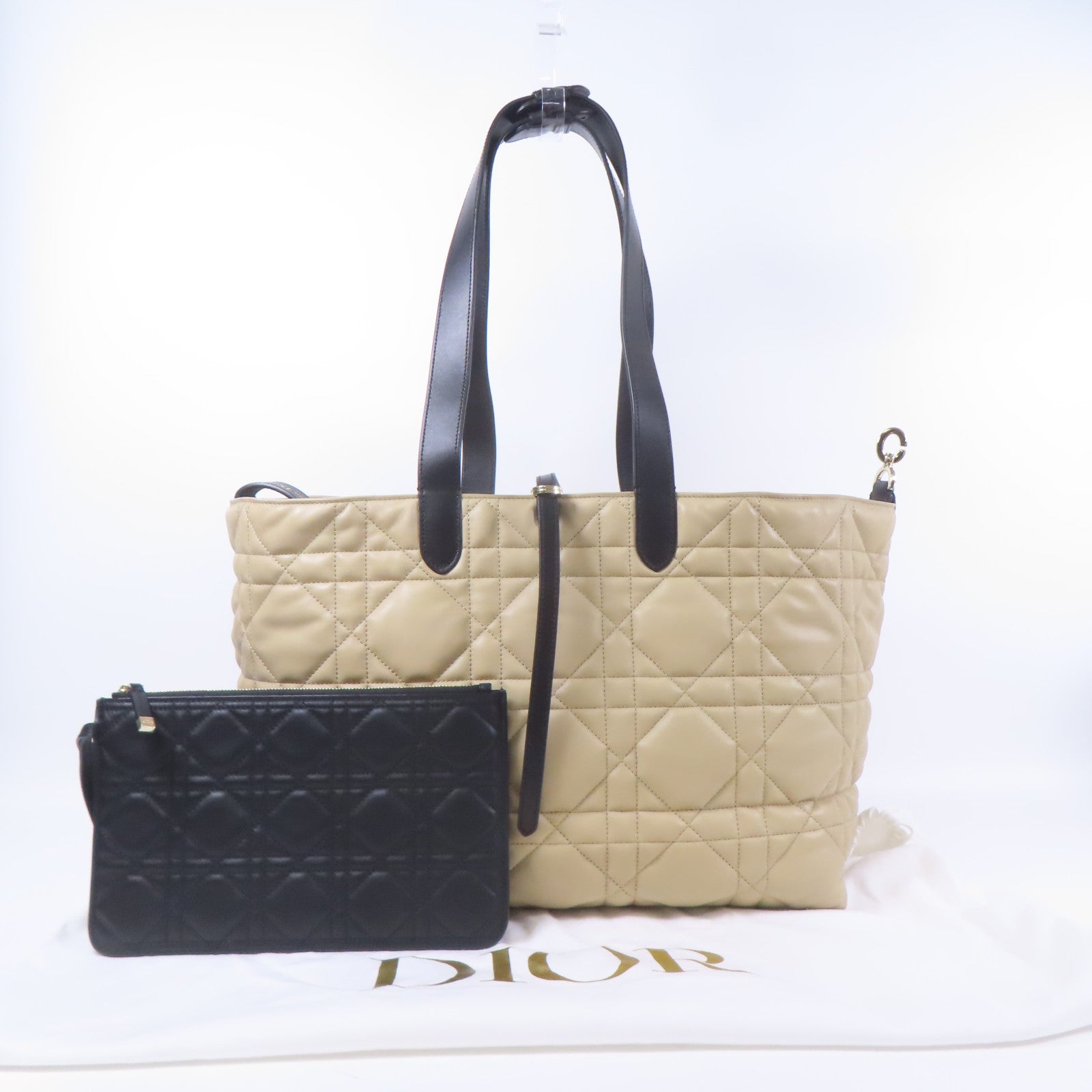 Dior 牛皮皮革Toujours Bag金扣肩背袋