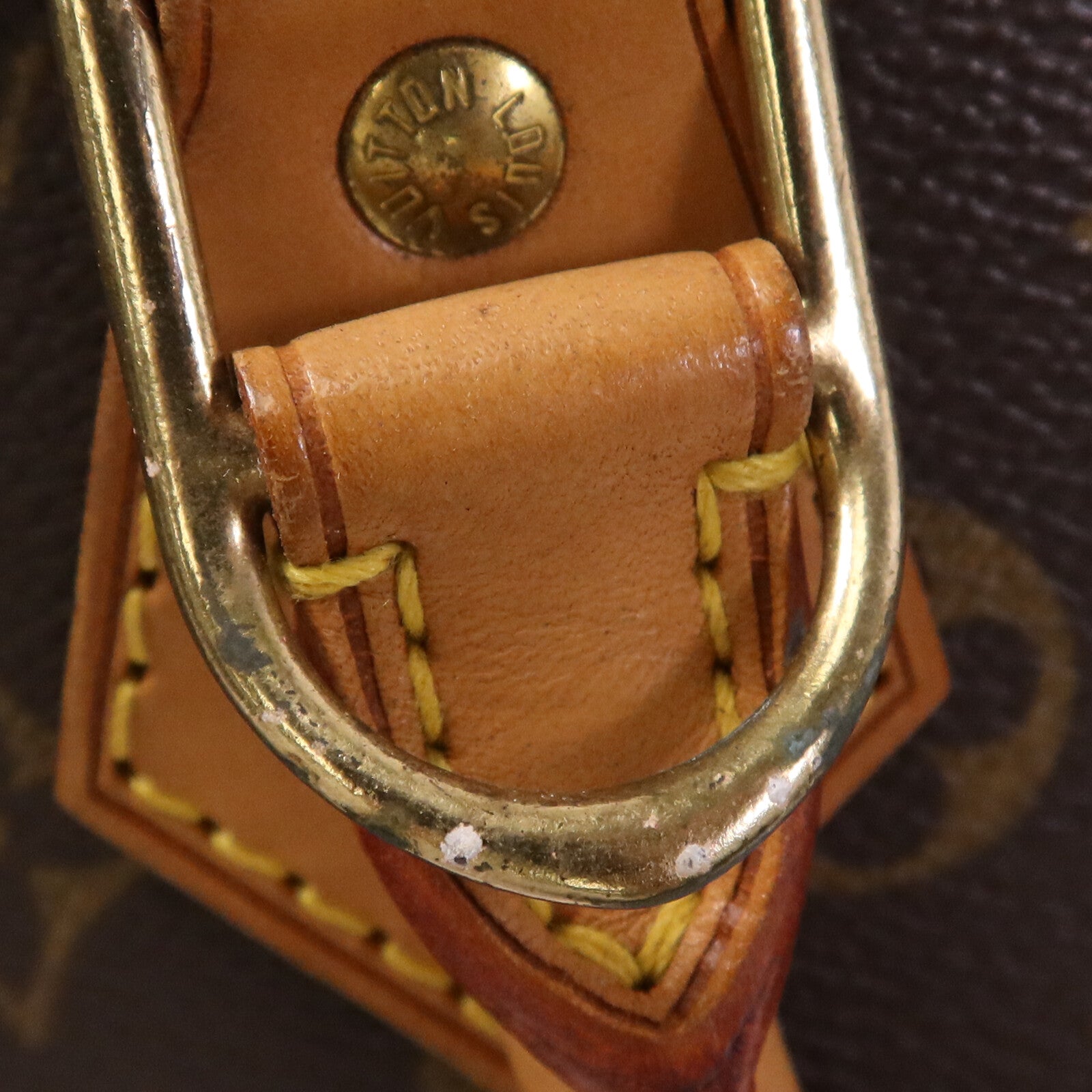 LOUIS VUITTON Monogram Alma金扣手挽袋